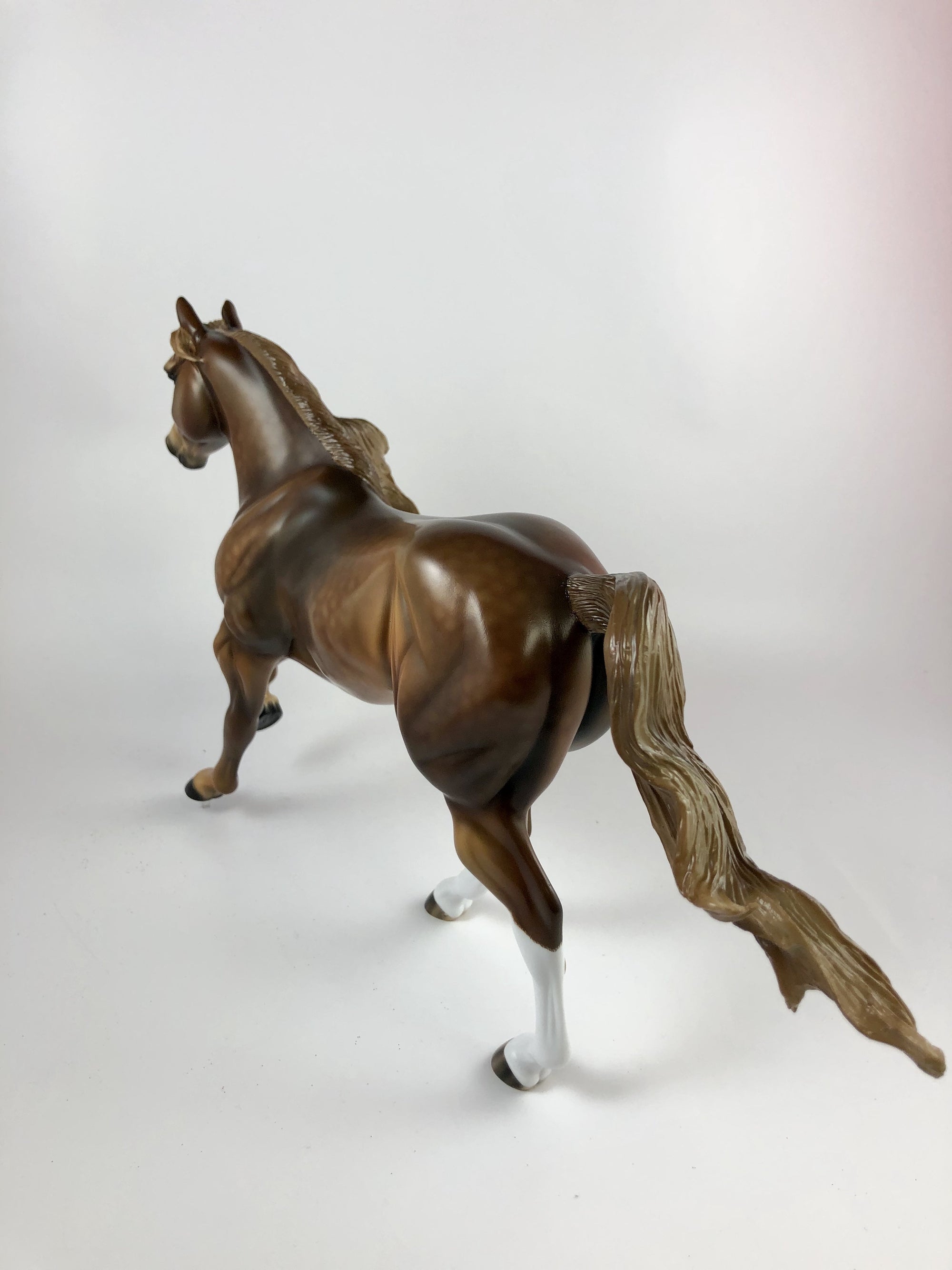 SHADEN -OOAK DAPPLE CHESTNUT FOUNDATION QUARTER HORSE BY AUDREY DIXON 10/4/19