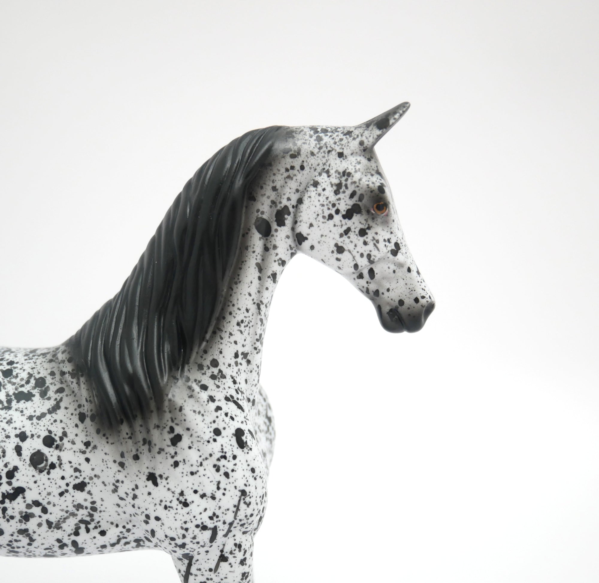 SHAKE IT UP-OOAK LOUD APPALOOSA SADDLEBRED PEBBLES MODEL HORSE 3/12/20