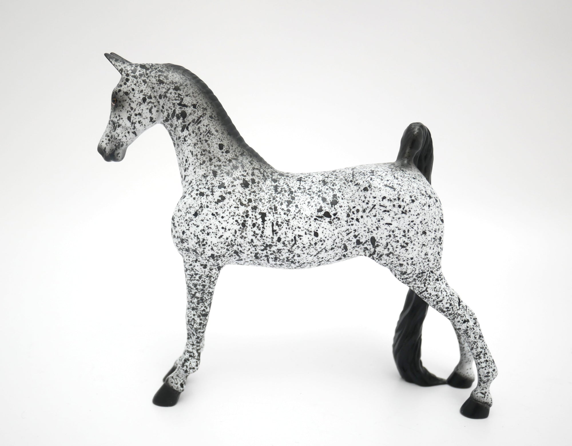 SHAKE IT UP-OOAK LOUD APPALOOSA SADDLEBRED PEBBLES MODEL HORSE 3/12/20