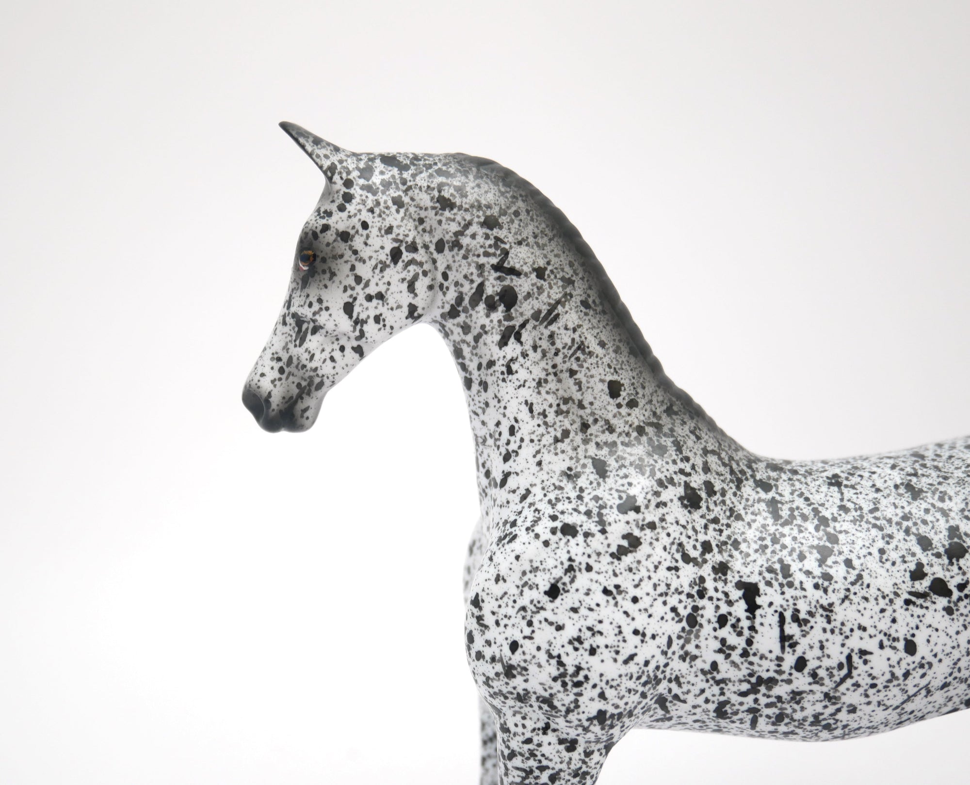 SHAKE IT UP-OOAK LOUD APPALOOSA SADDLEBRED PEBBLES MODEL HORSE 3/12/20