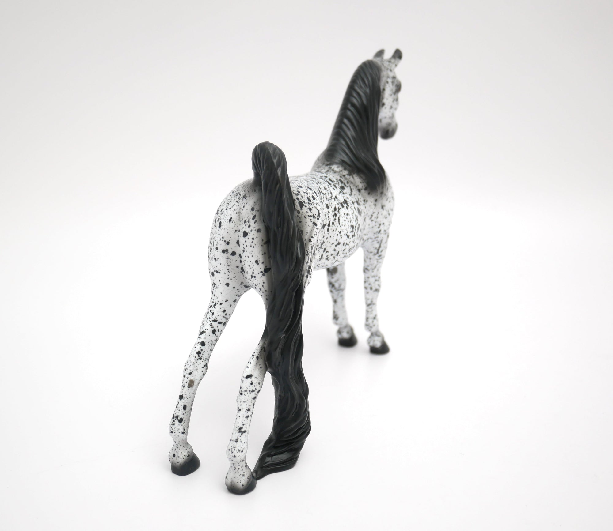 SHAKE IT UP-OOAK LOUD APPALOOSA SADDLEBRED PEBBLES MODEL HORSE 3/12/20