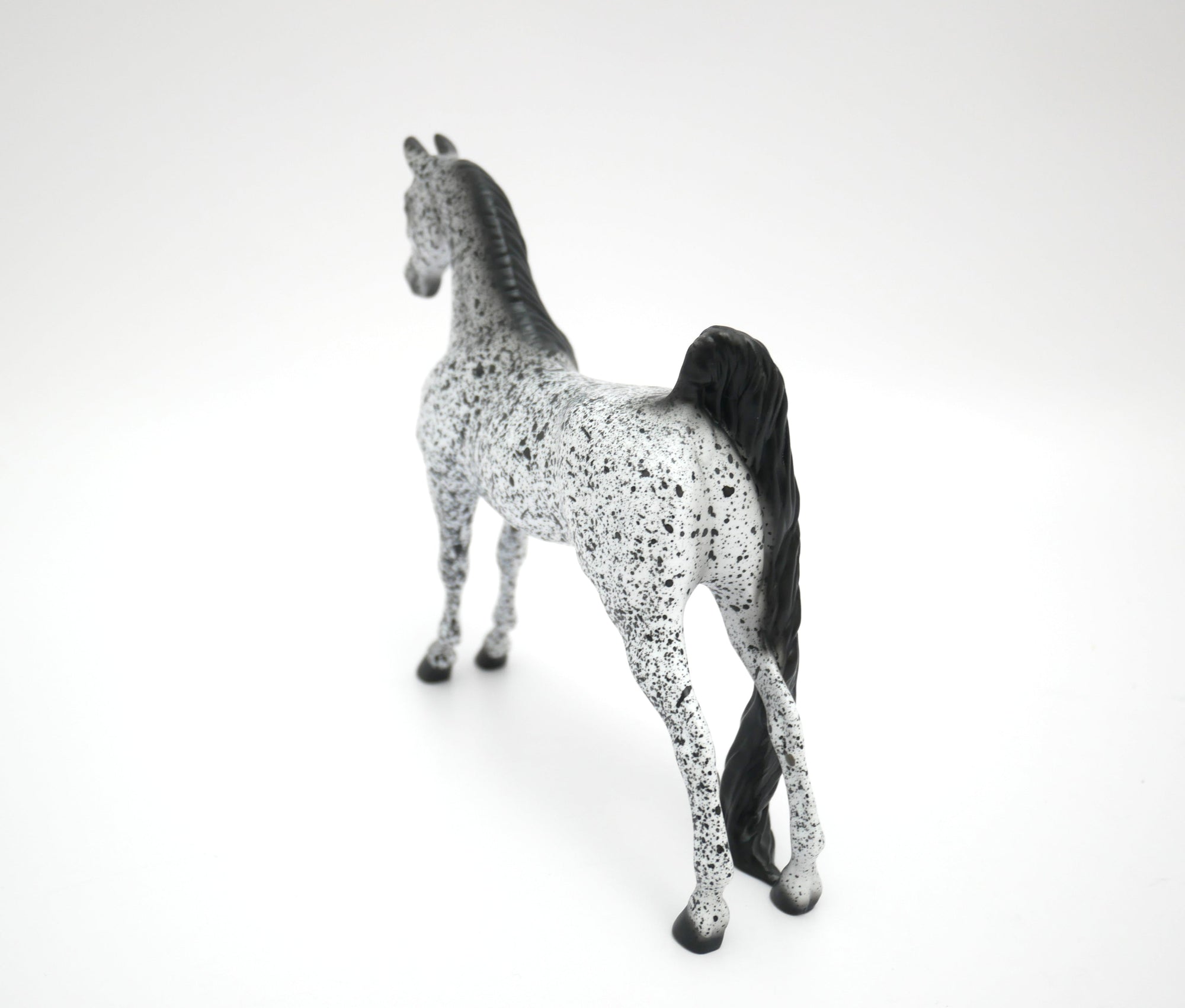 SHAKE IT UP-OOAK LOUD APPALOOSA SADDLEBRED PEBBLES MODEL HORSE 3/12/20
