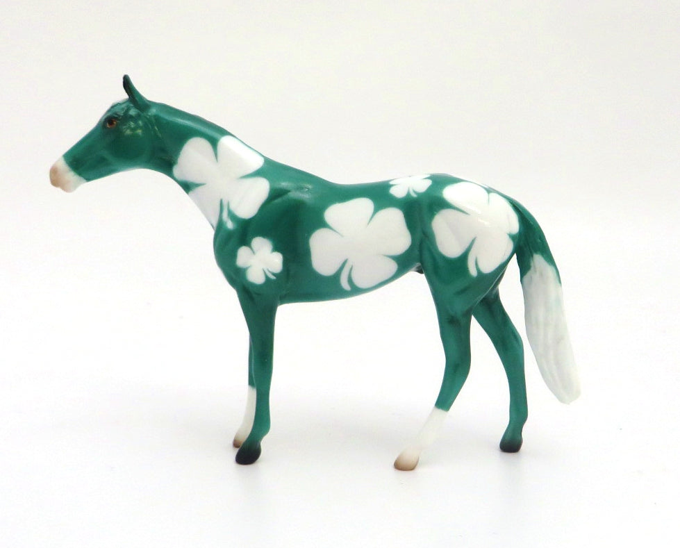 SHAMROCK - OOAK ST. PATRICKS DECORATOR THORUGHBRED CHIP BY JAS FANNING 3/5/20