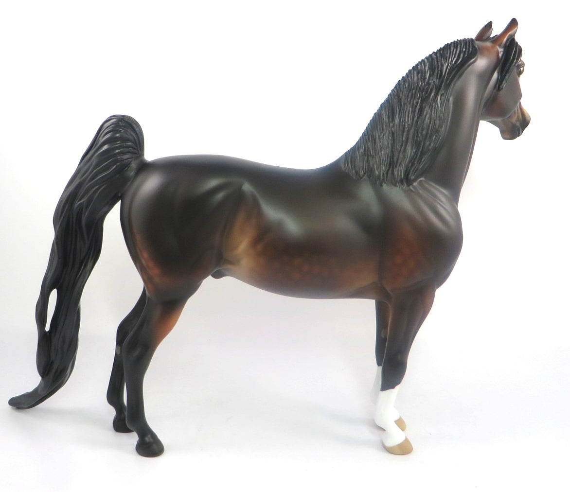 SIDELINE-LE-6 DAPPLE BAY MORGAN MODEL HORSE SB 20