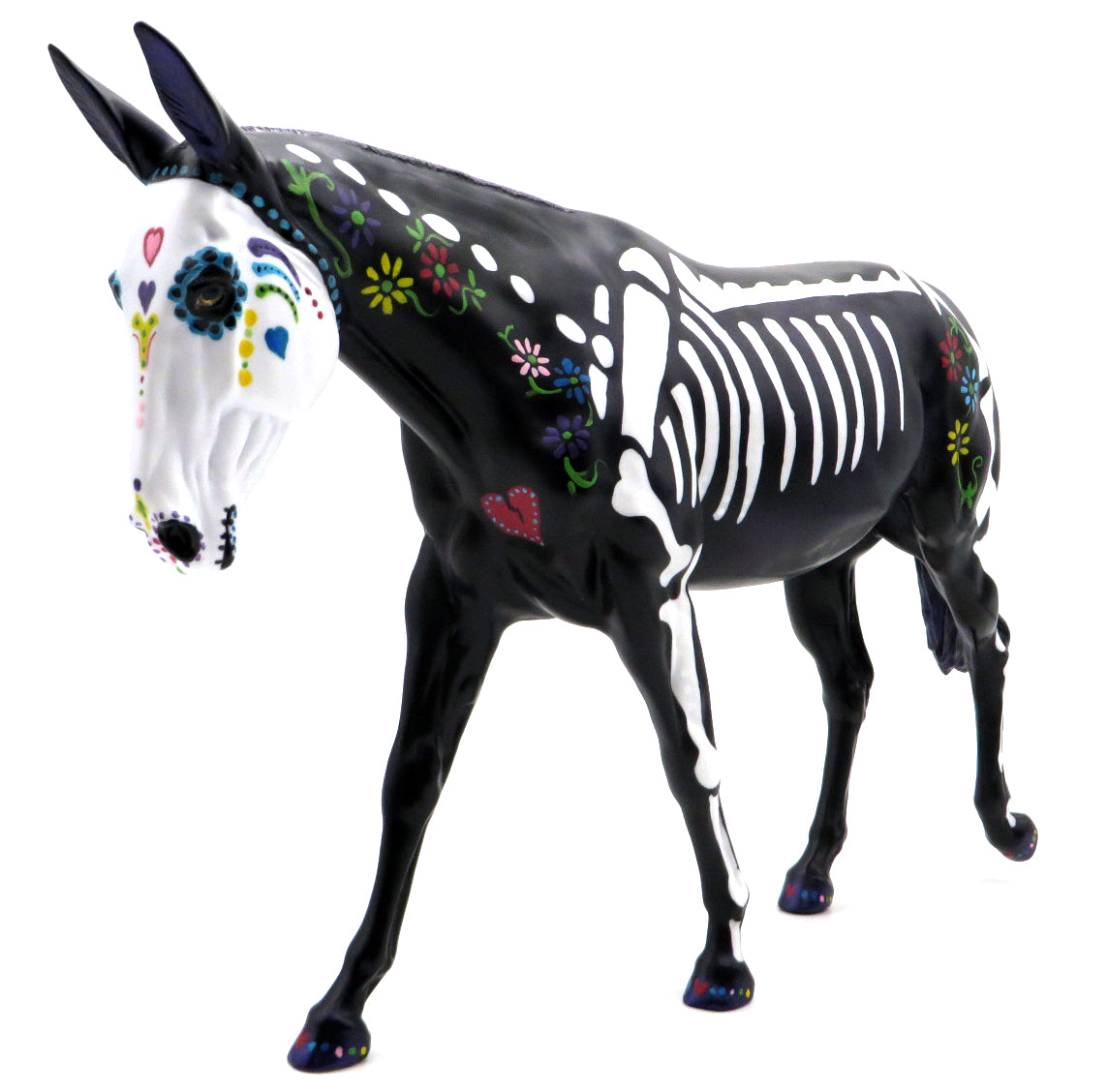 Siempre En Mi Corazon- Deco Mule Painted By Julie MM 2021