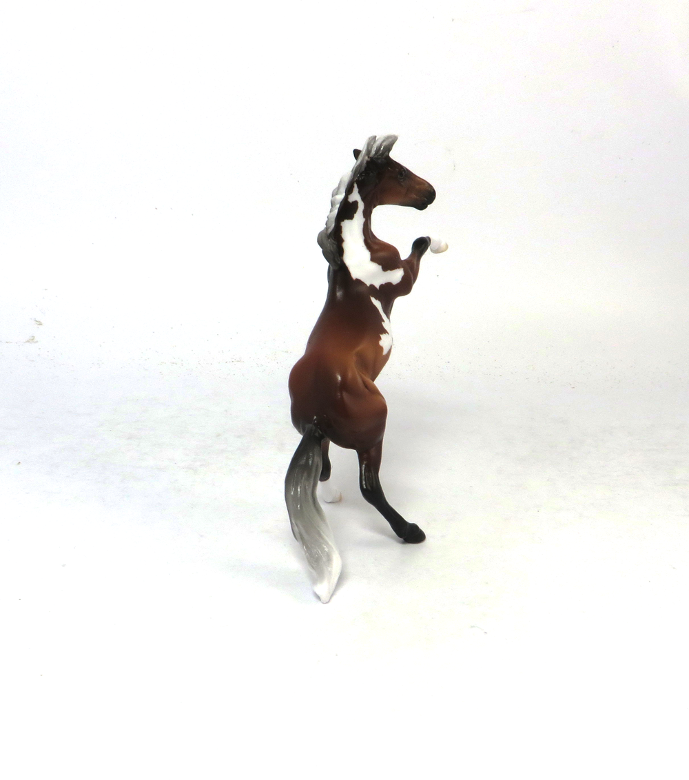 FIRST DOWN -OOAK-SILVER BAY OVERO REARING  CHIP BY AUDREY DIXON SB19