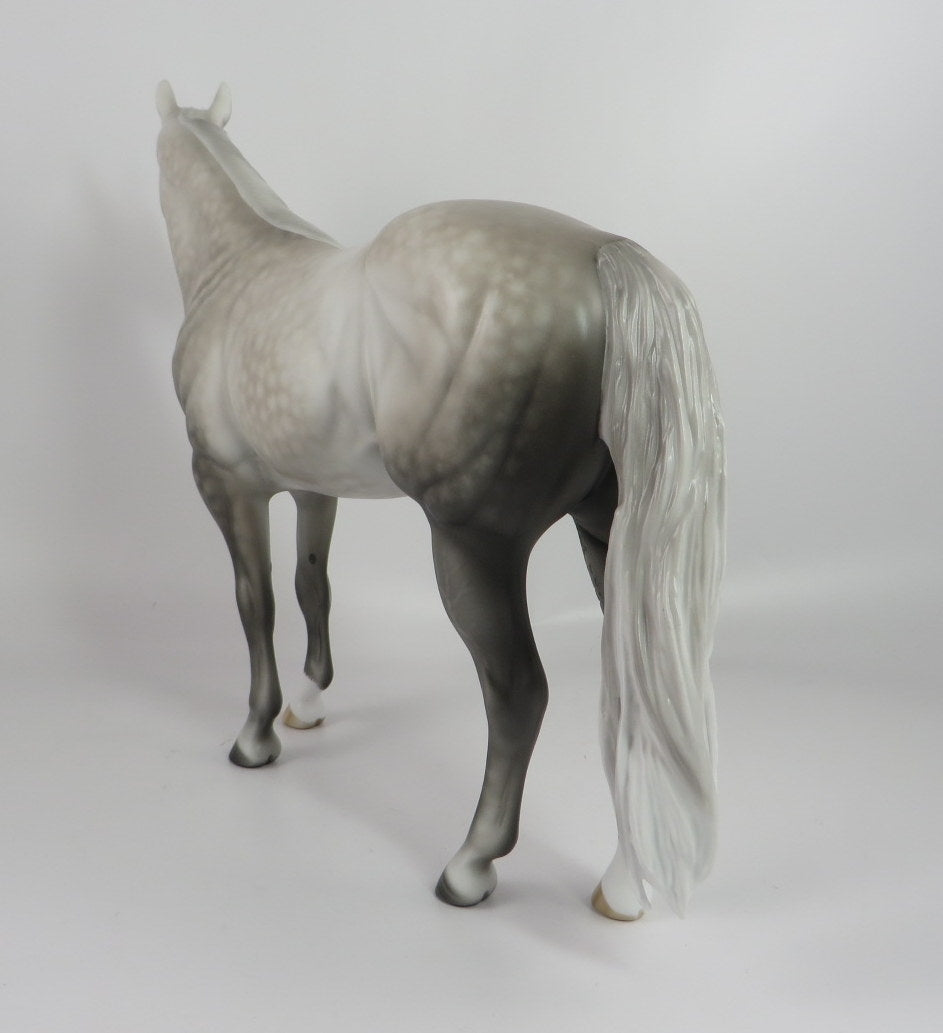 SINTERKLASS-OOAK STAR DAPPLE ISH MODEL HORSE BY SHERYL LEISURE WHS 19