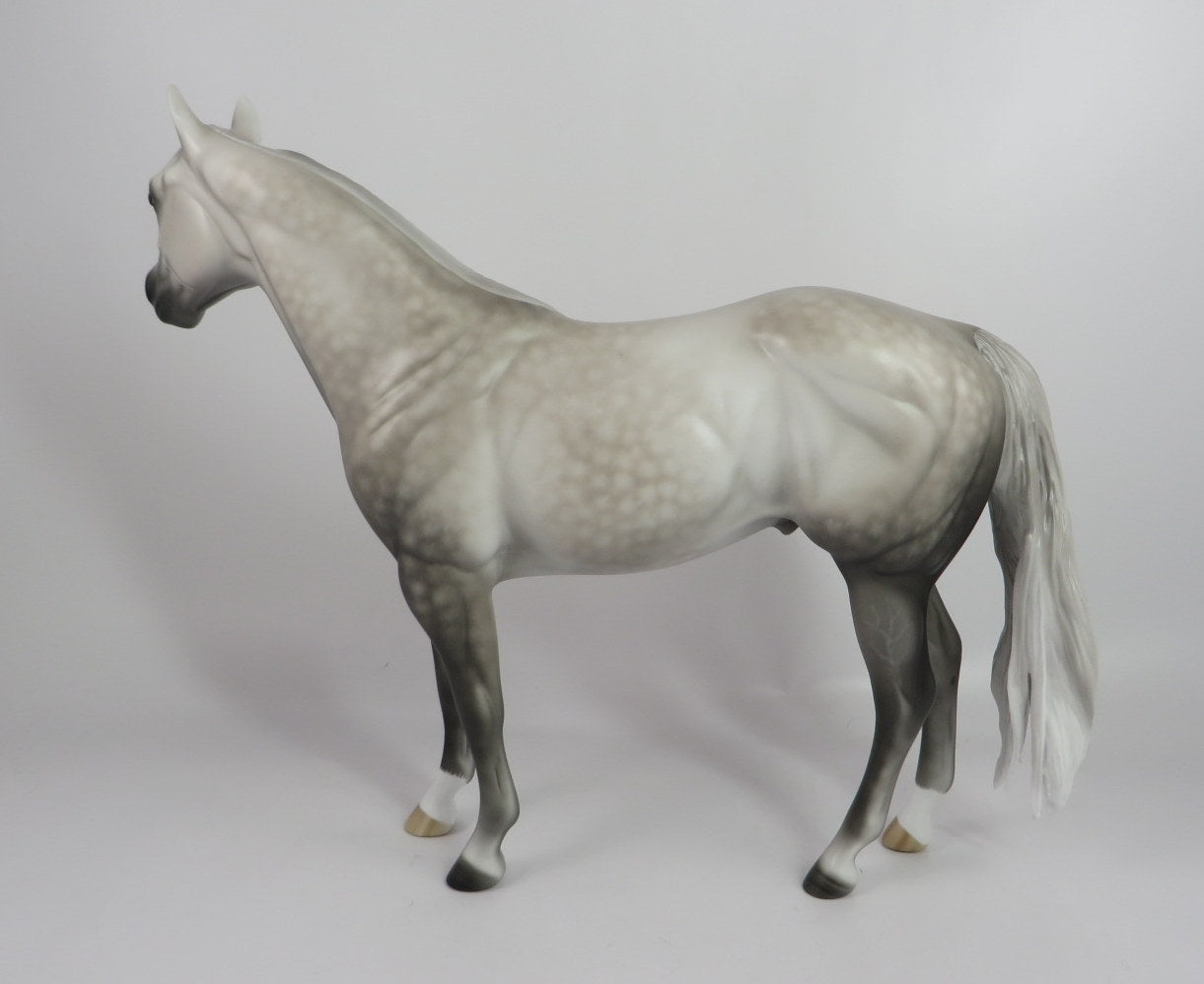 SINTERKLASS-OOAK STAR DAPPLE ISH MODEL HORSE BY SHERYL LEISURE WHS 19