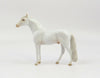 SIR BEDIVERE-LE-5 KNIGHTS OF THE ROUND TABLE WHITE ANDALUSIAN CHIP MODEL HORSE EQ 19