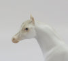 SIR BEDIVERE-LE-5 KNIGHTS OF THE ROUND TABLE WHITE ANDALUSIAN CHIP MODEL HORSE EQ 19