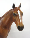 SLEEPOVER HAIR- OOAK DAPPLE CHESTNUT ISH MODEL HORSE BY AUDREY DIXON PJ20
