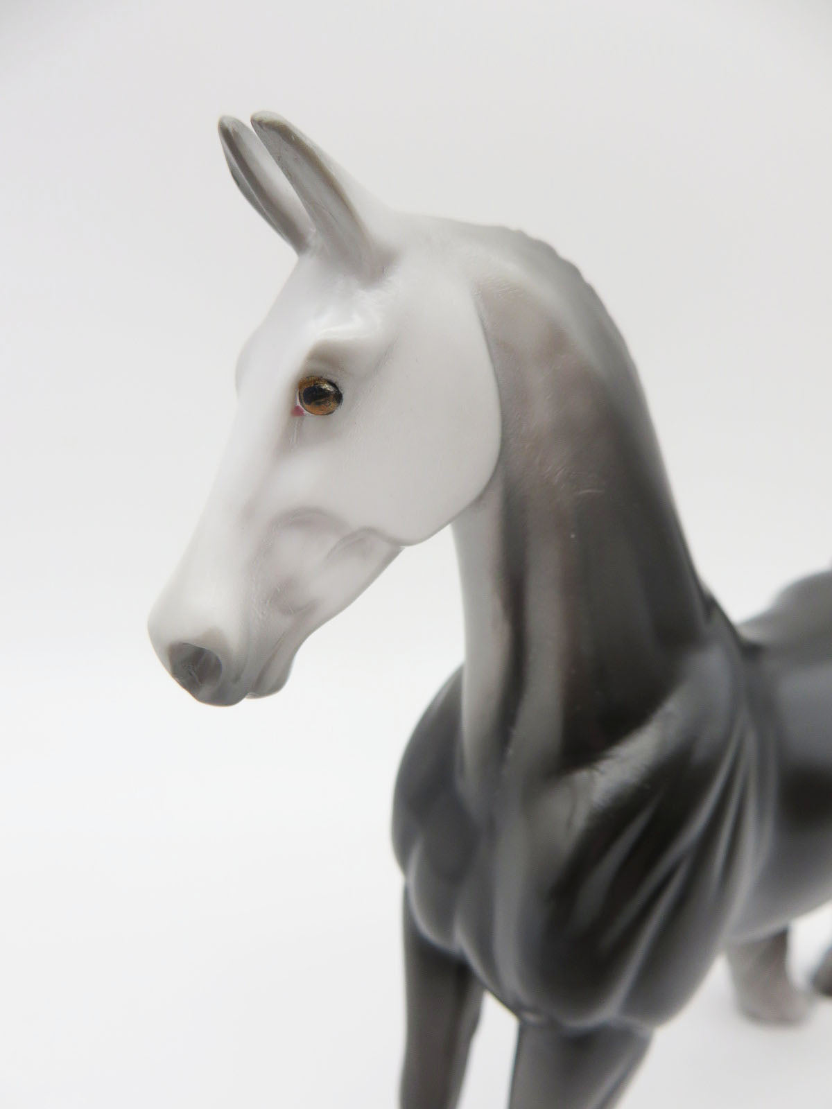 Slenderman - OOAK - Grey Pebbles Saddlebred - Painted by Jess Hamill - MM22