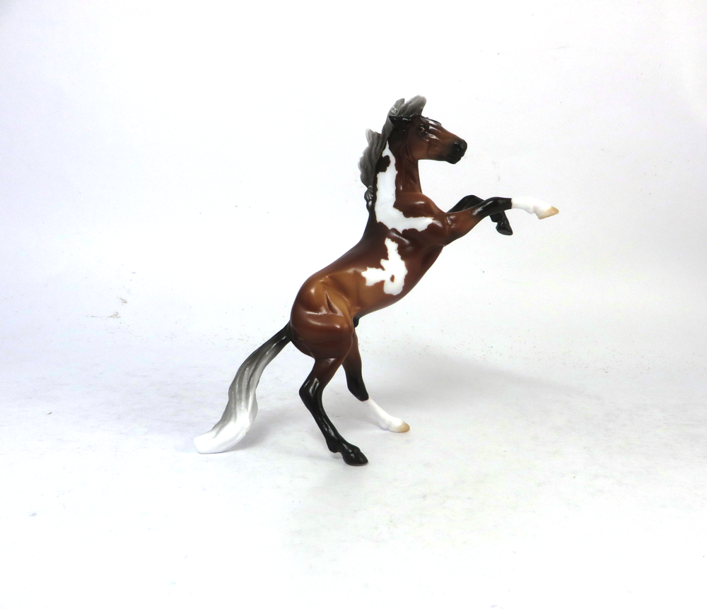 FIRST DOWN -OOAK-SILVER BAY OVERO REARING  CHIP BY AUDREY DIXON SB19