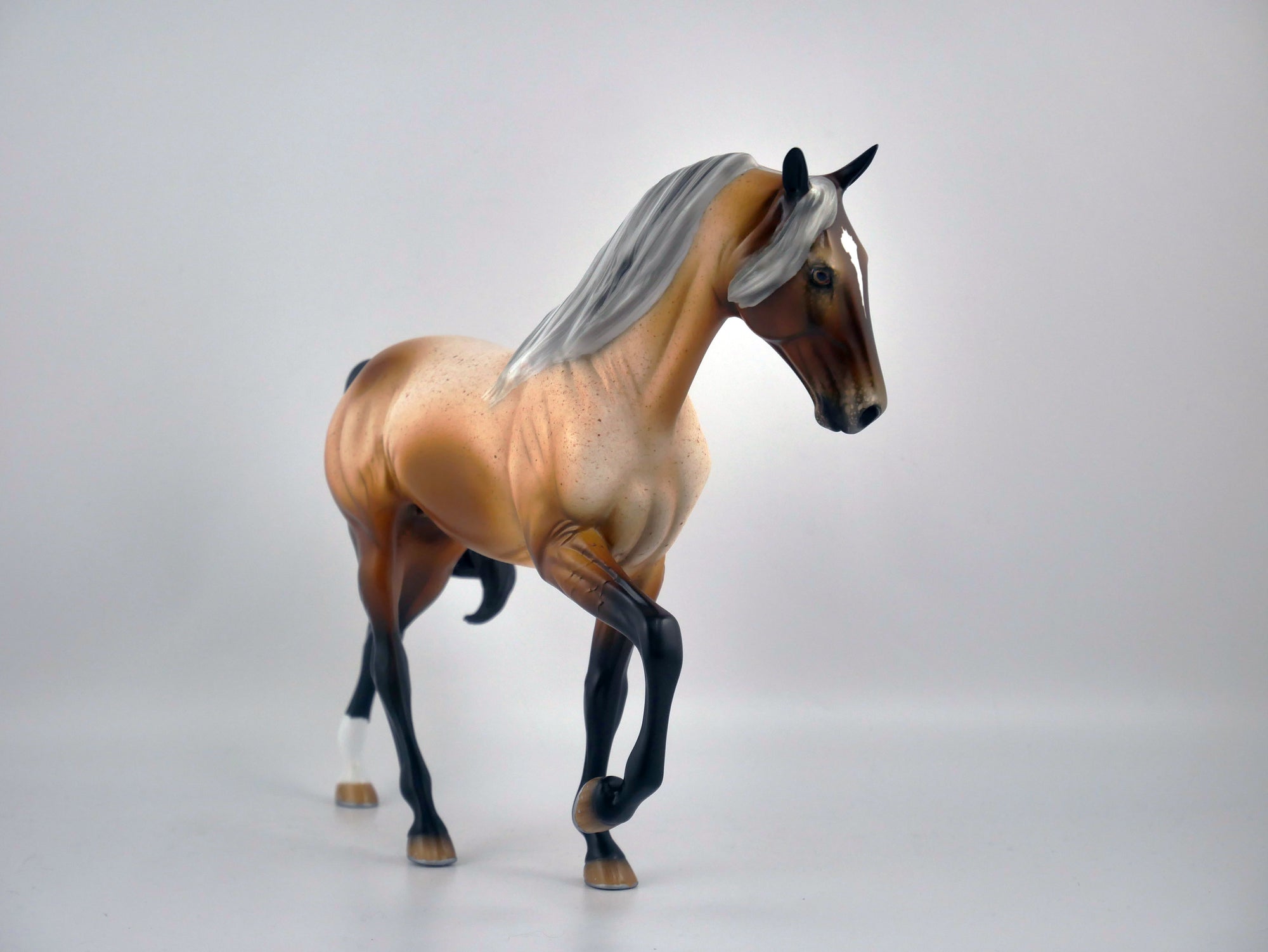 SMOKEY TOPAZ-OOAK ROAN TWH BY AUDREY DIXON