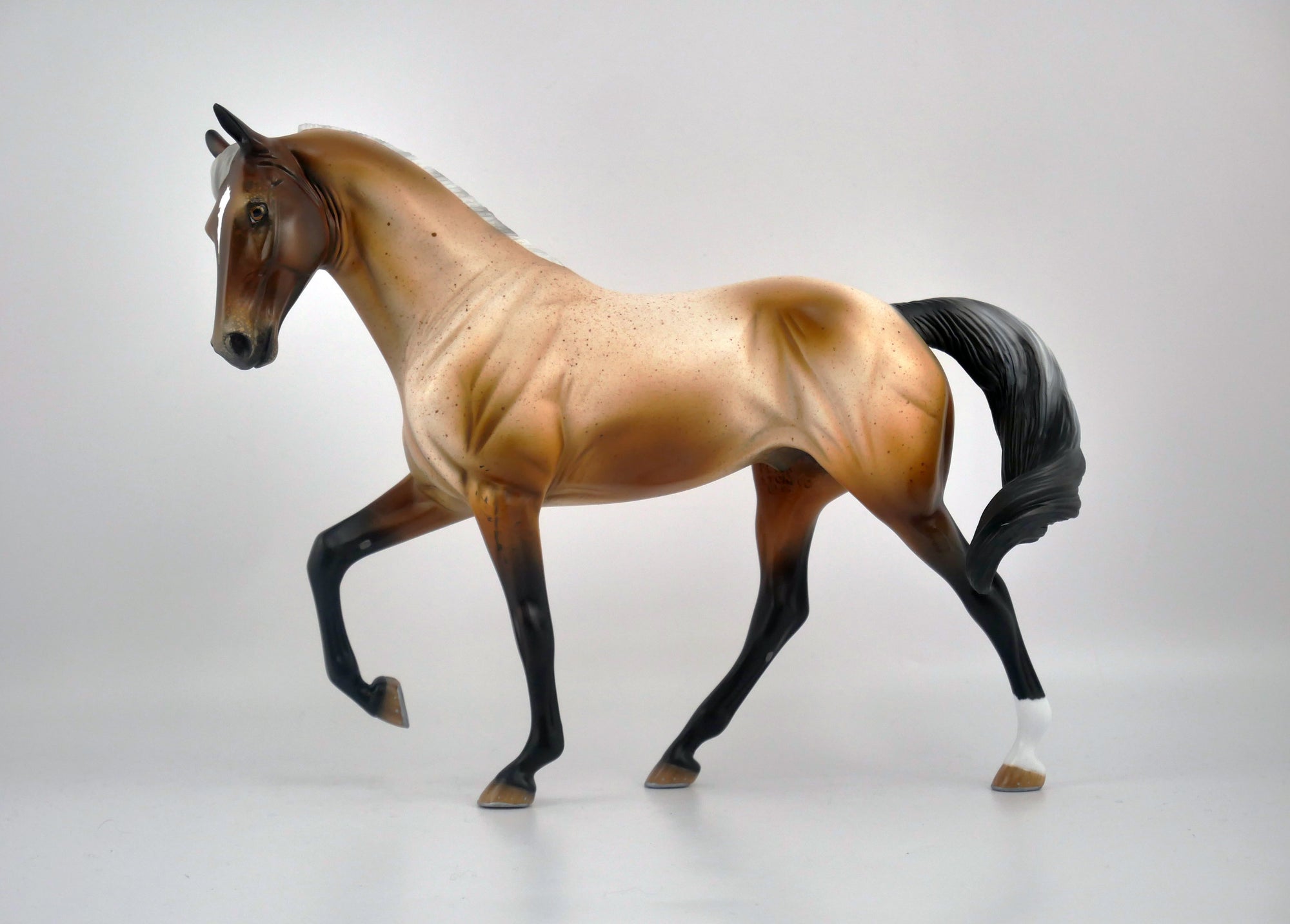 SMOKEY TOPAZ-OOAK ROAN TWH BY AUDREY DIXON
