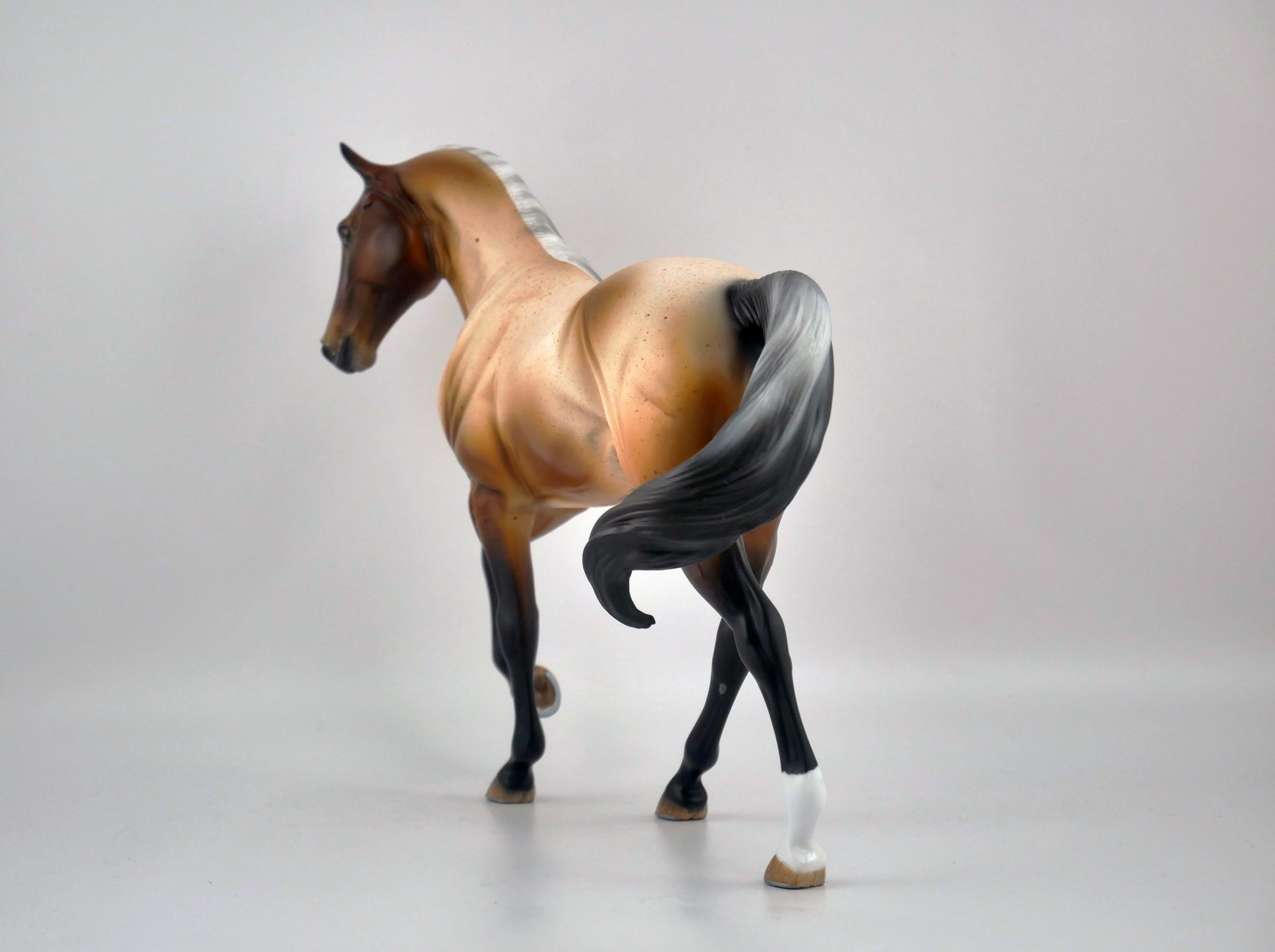 SMOKEY TOPAZ-OOAK ROAN TWH BY AUDREY DIXON