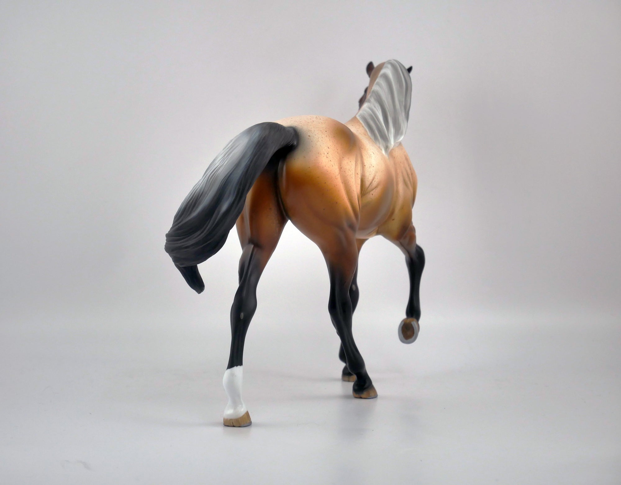 SMOKEY TOPAZ-OOAK ROAN TWH BY AUDREY DIXON