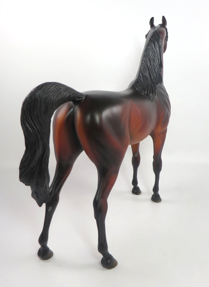 SMORE TIME - OOAK DAPPLED DARK BAY ARABIAN BY MISSY FOX PJ20