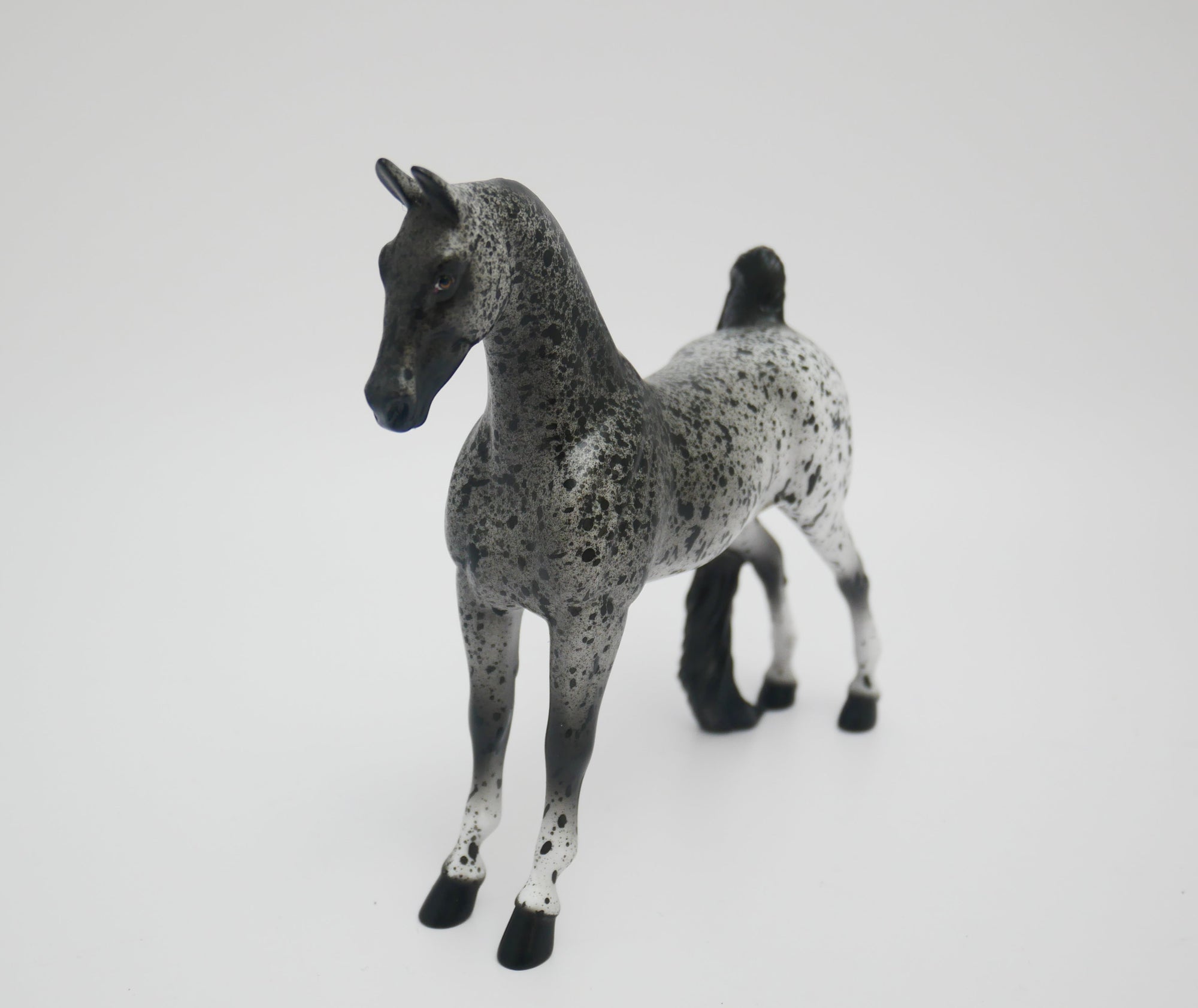 SNEEZE-OOAK LOUD APPALOOSA SADDLEBRED PEBBLES MODEL HORSE 3/13/20