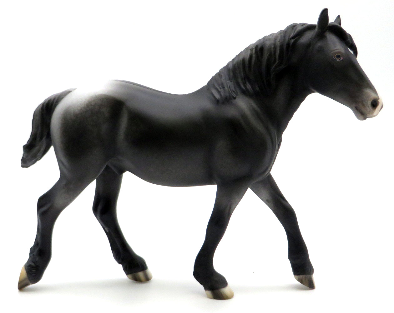 Snowcap - OOAK Black Snowcap Appaloosa Draft - Holiday Sale 2021