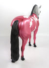 SNUGGLE BUNNY- LE-2 GREY WITH PINK PAJAMAS DECORATOR ANDALUSIAN MODEL HORSE BY MISSY FOX  PJ20
