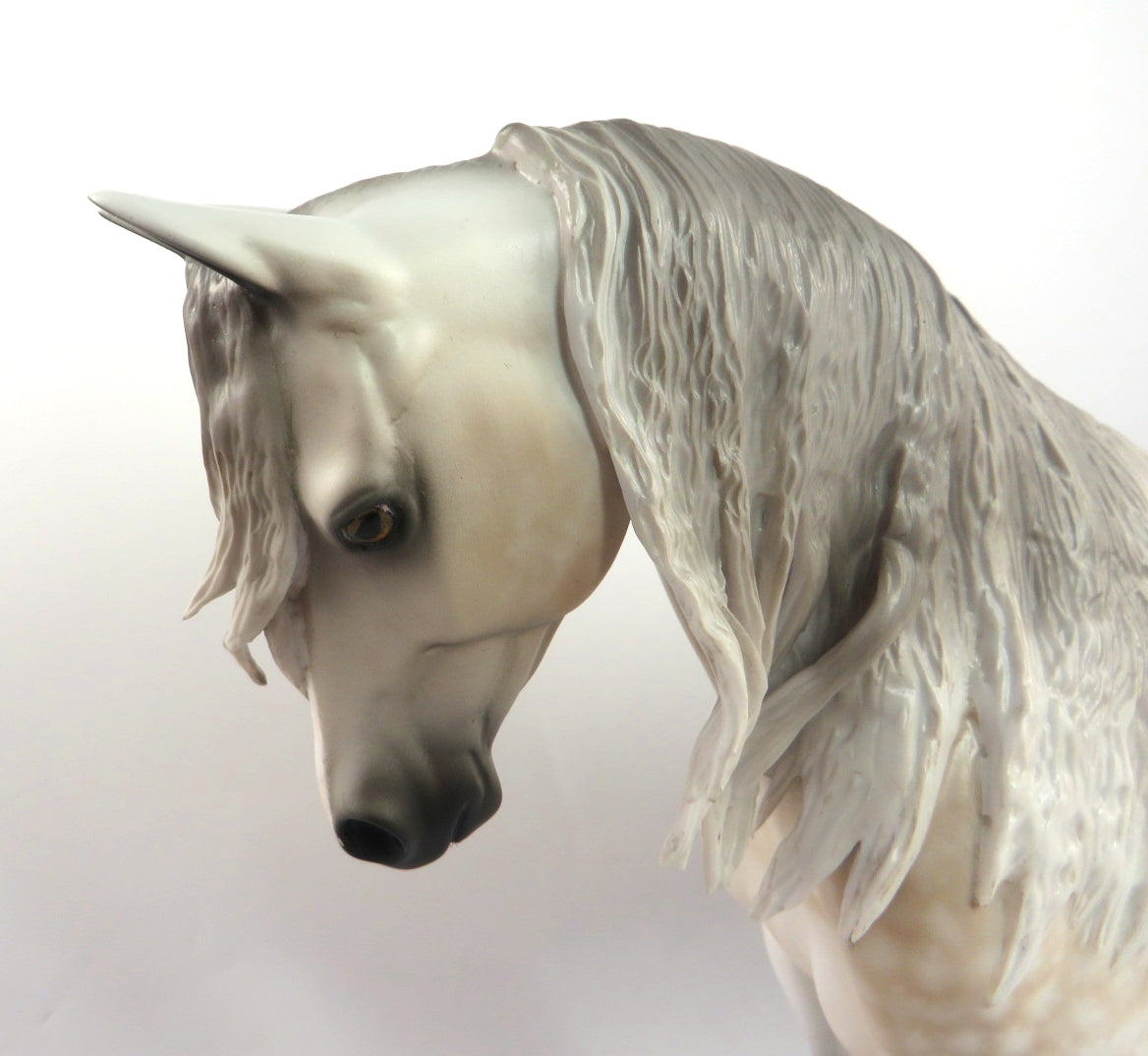 SNUGGLY-OOAK DAPPLE ROSE GREY THOROUGHBRED BY SHERYL LEISURE 12/19/19