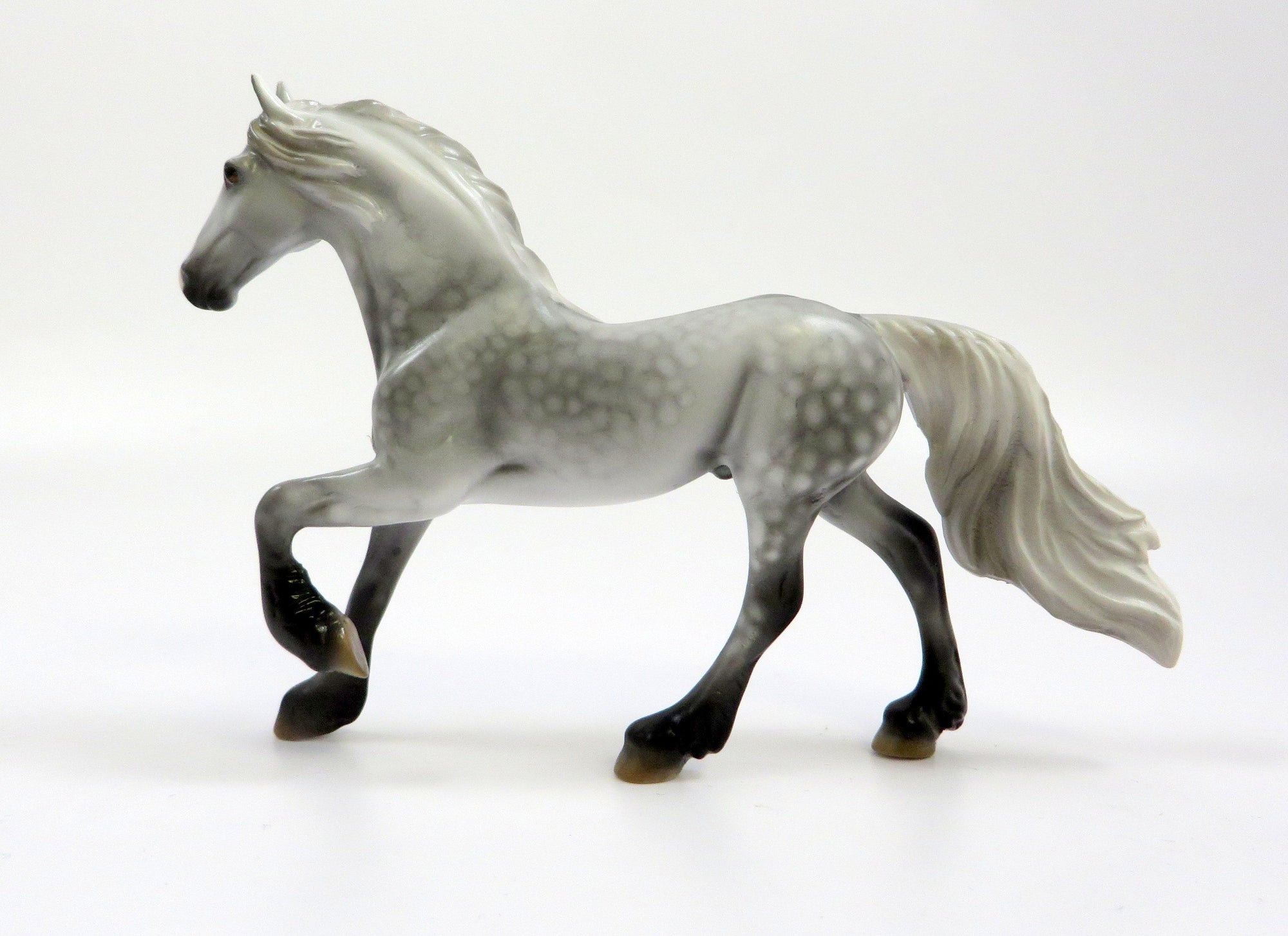 ROY-OOAK DAPPLE GREY FRIESIAN CHIP BY MISSY FOX EQ19