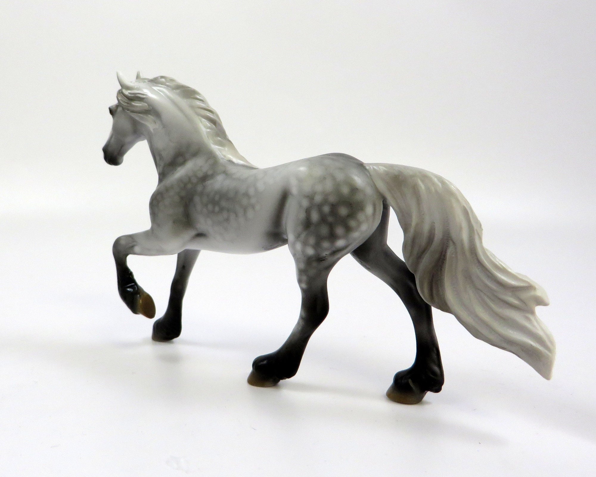 ROY-OOAK DAPPLE GREY FRIESIAN CHIP BY MISSY FOX EQ19