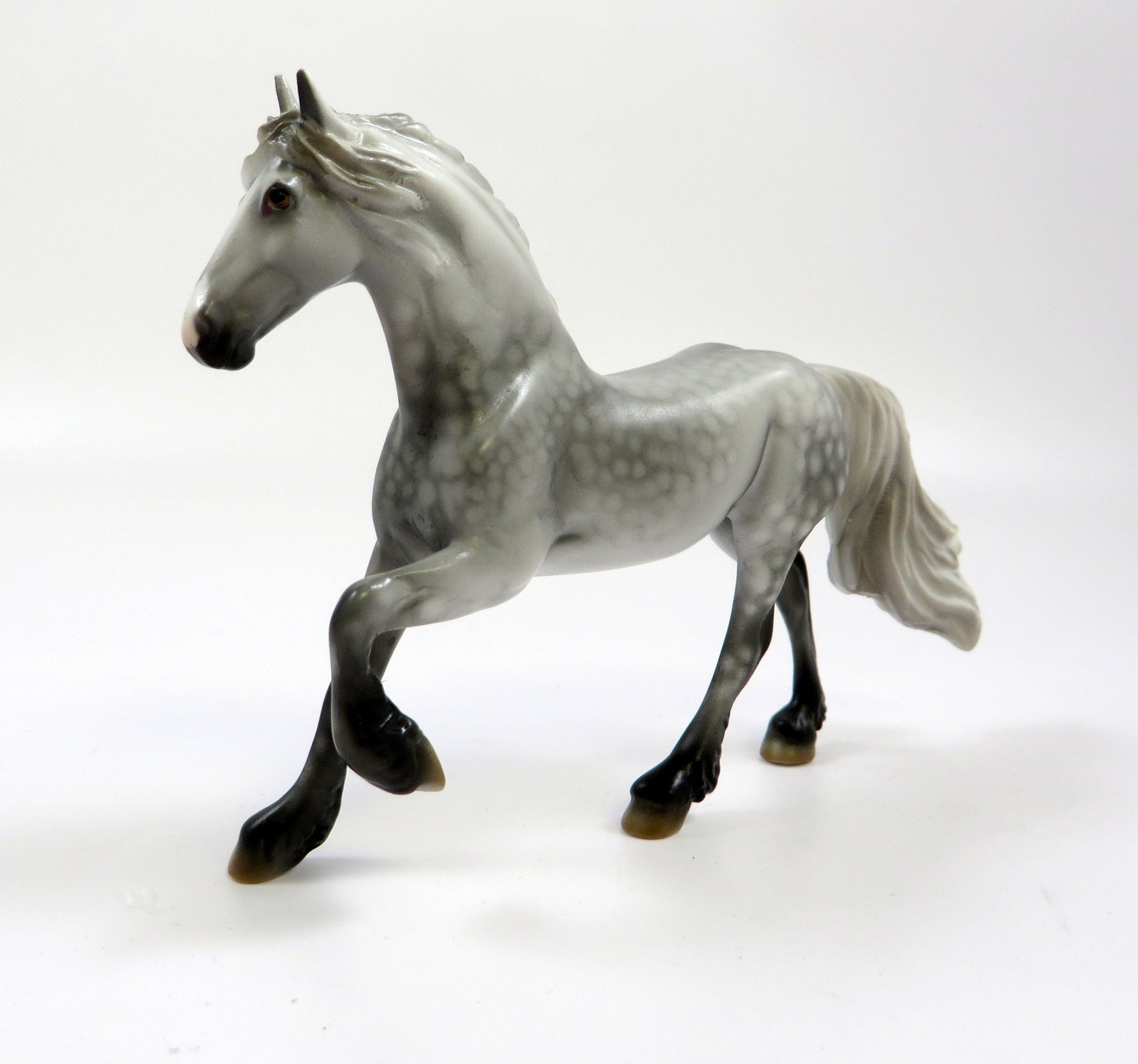 ROY-OOAK DAPPLE GREY FRIESIAN CHIP BY MISSY FOX EQ19