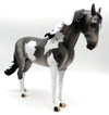 Soma - OOAK Etched Pinto Andalusian Painted by Kayla  MM 21