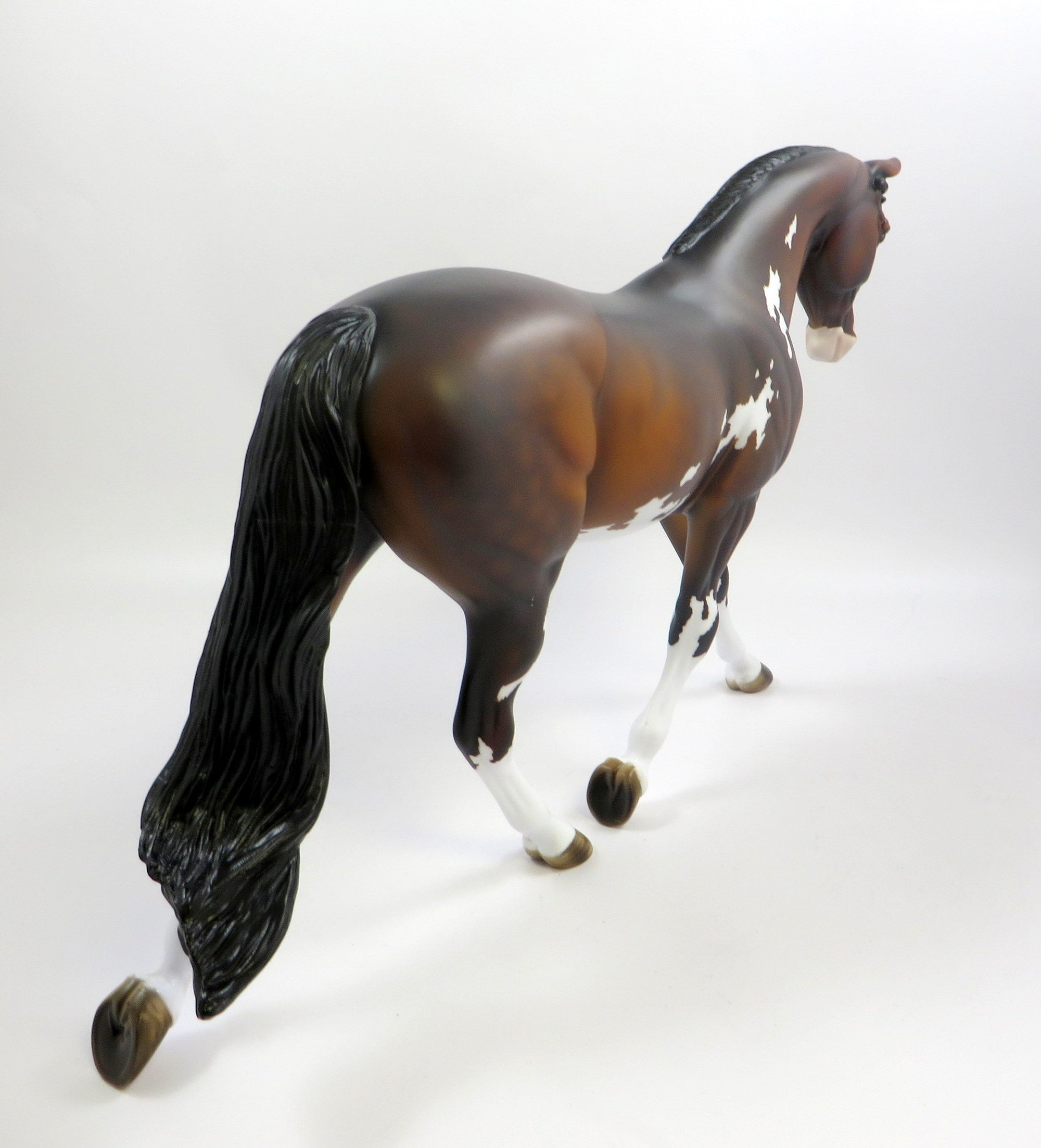 SORCERESS-OOAK BAY PAINT PALOUSE MODEL HORSE EQ 19