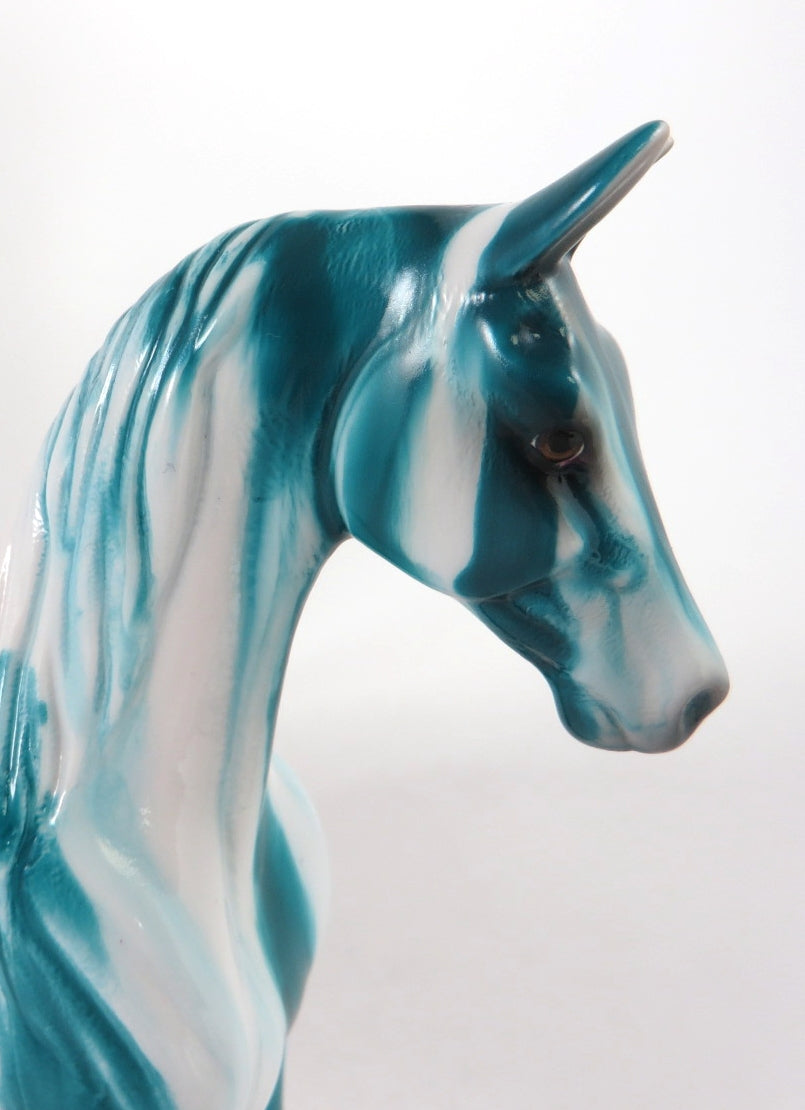 SPEARMINT RIBBON CANDY -- OOAK RIBBON CANDY DECORATOR BY KAYLA WESSE WHS19