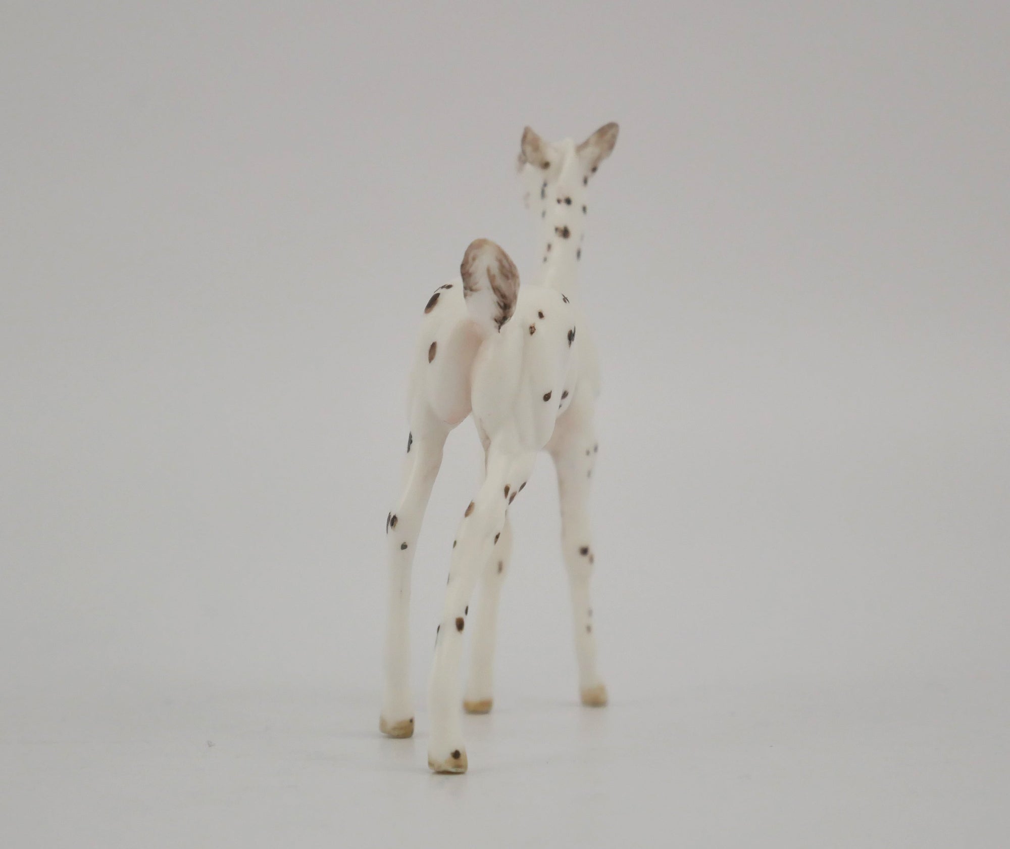 SPECKSOME-OOAK CHESTNUT FEW SPOT APPALOOSA FOAL BY ANDREA