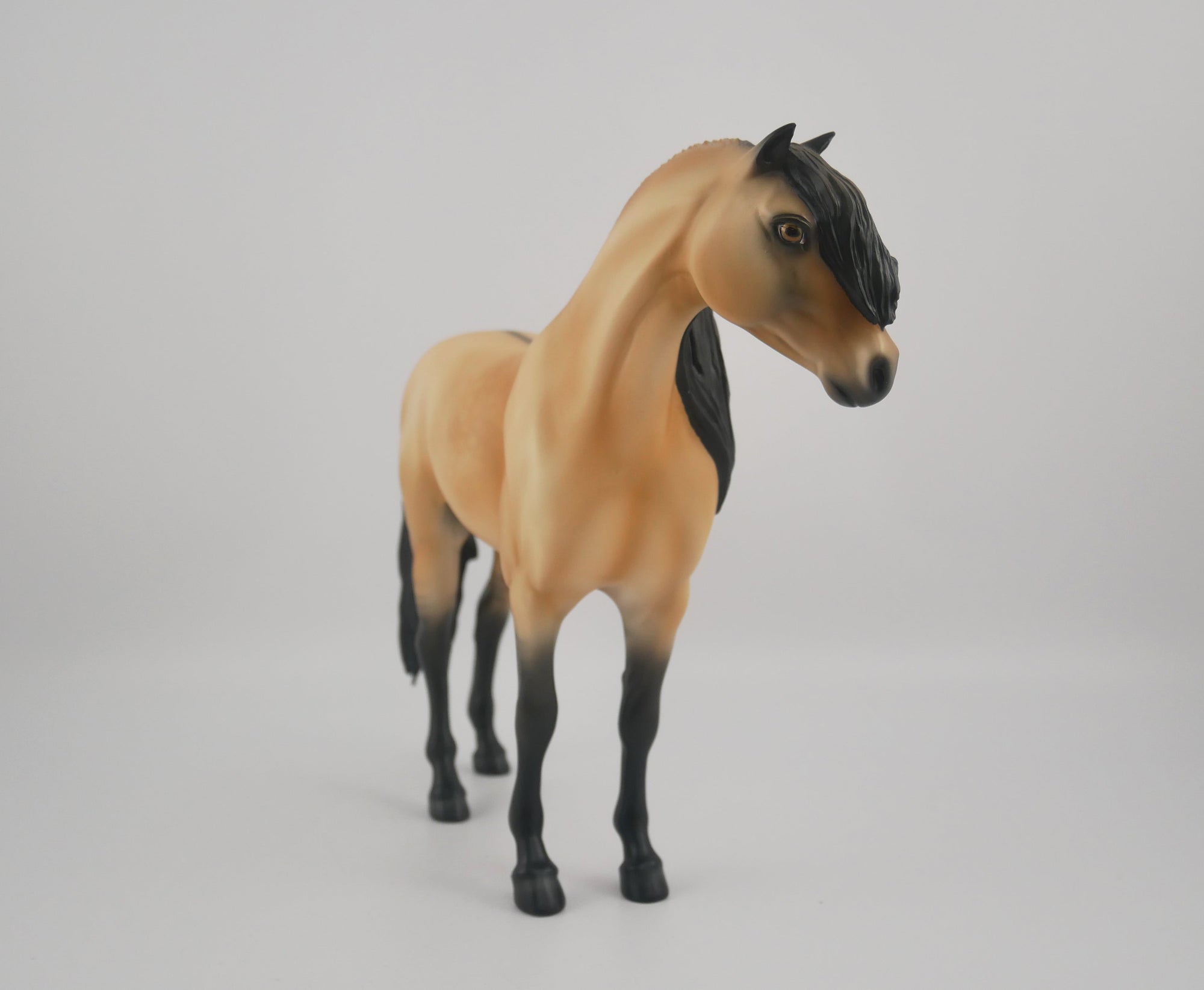 Spirit of Art-OOAK Buckskin Mustang by Audrey Dixon