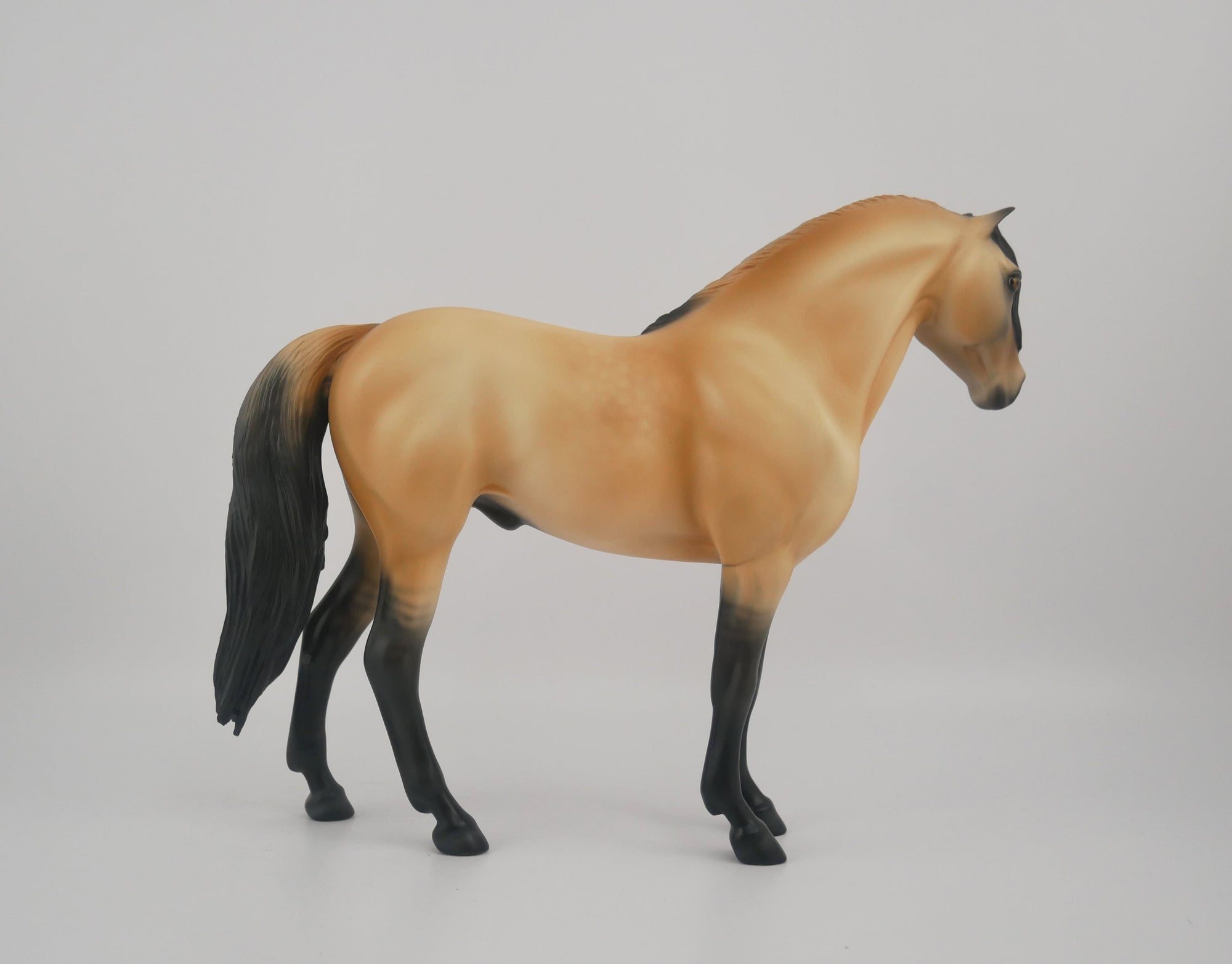 Spirit of Art-OOAK Buckskin Mustang by Audrey Dixon
