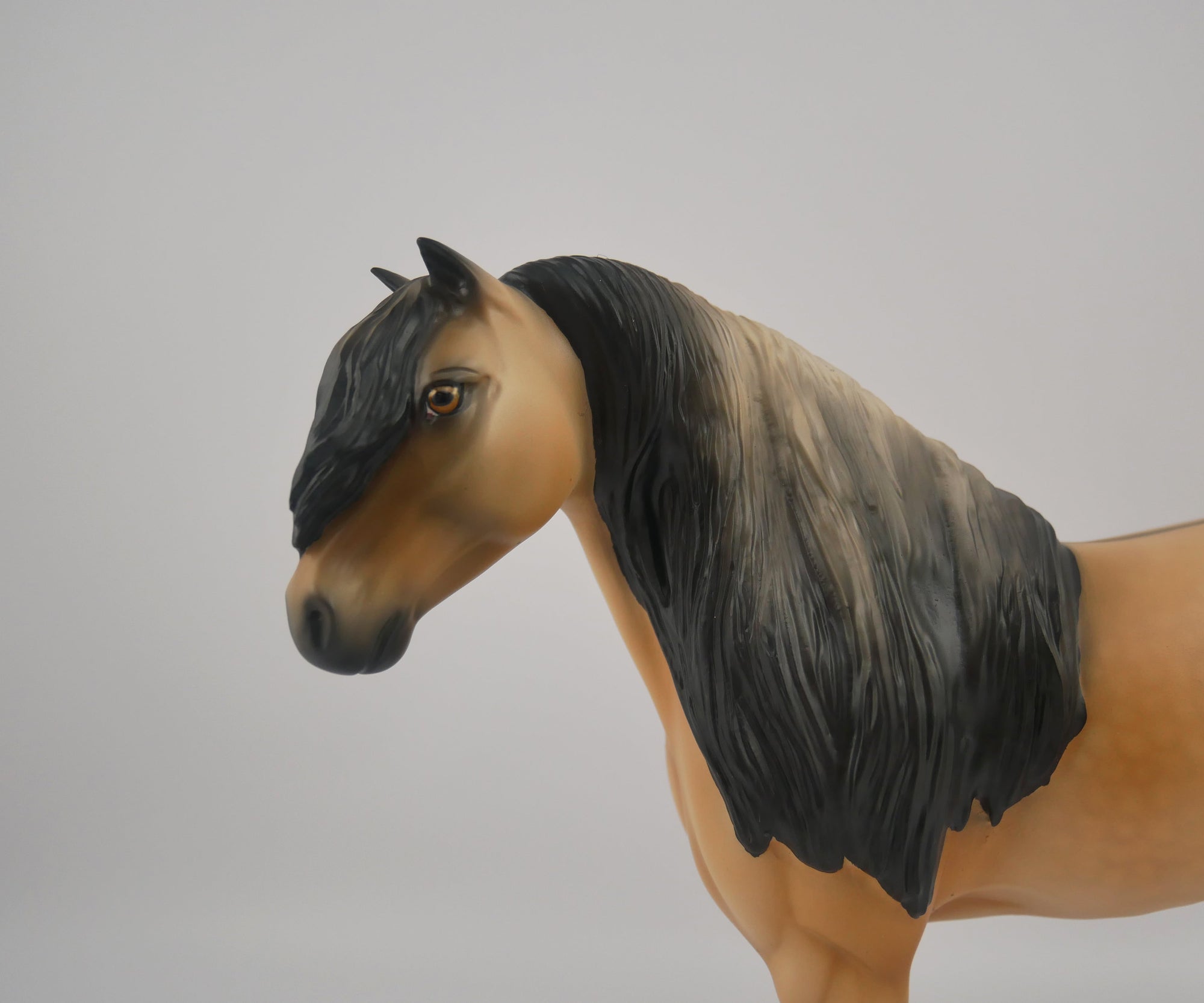 Spirit of Art-OOAK Buckskin Mustang by Audrey Dixon