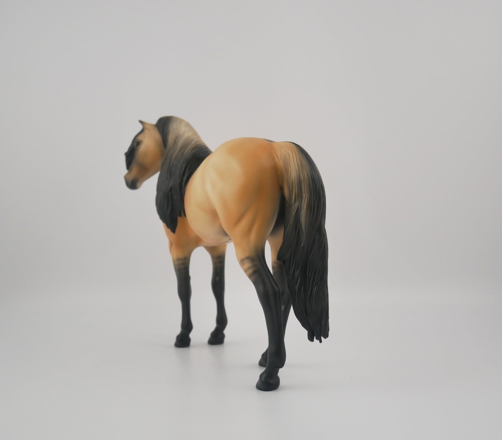 Spirit of Art-OOAK Buckskin Mustang by Audrey Dixon