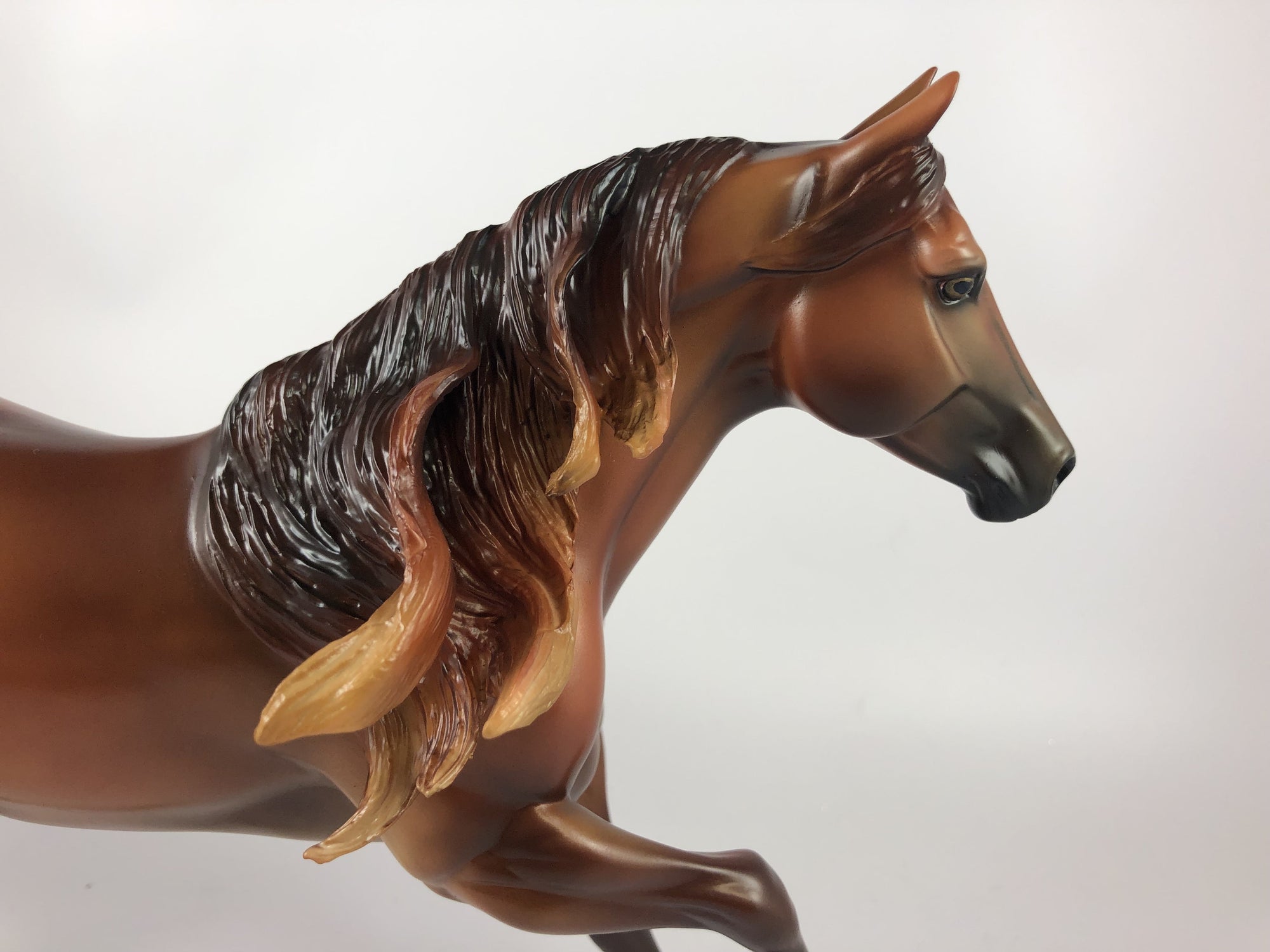 SPITFIRE - OOAK DAPPLED CHESTNUT FOUNDATION QUARTER HORSE BY MISSY FOX 10/04/19