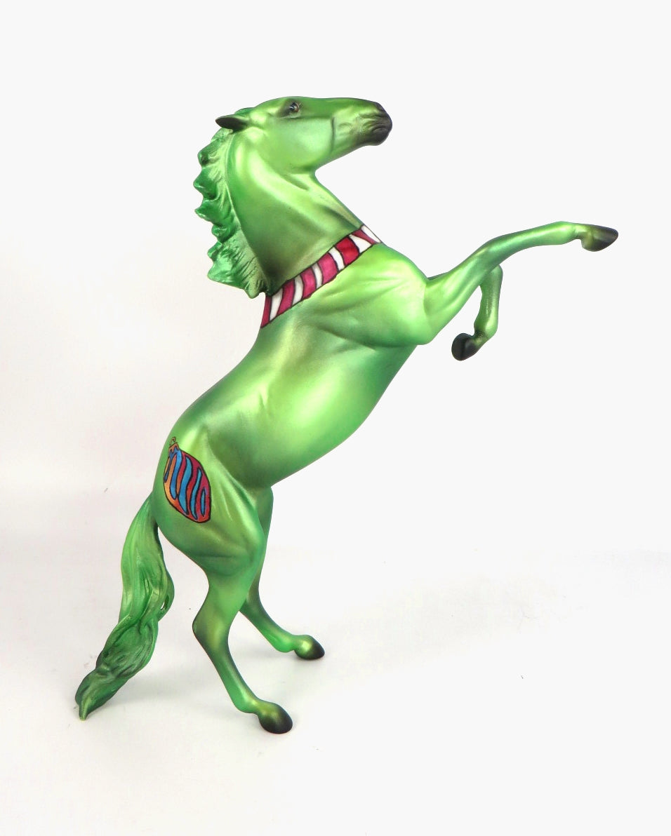 SPRUCE - OOAK GREEN CHRISTMAS  REARING PEBBLES BY MELISSA FOX WHS 2019