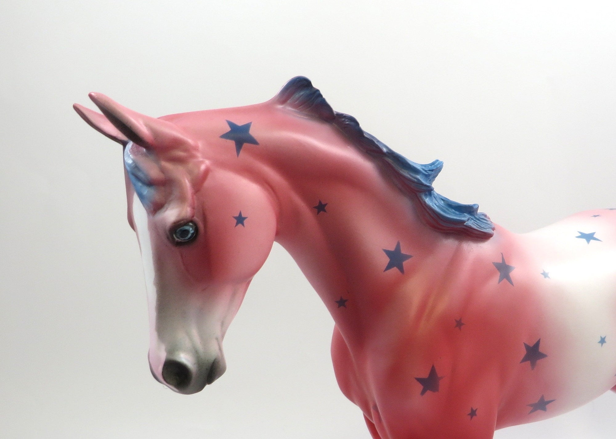 BANNER-OOAK "4TH OF JULY" DECORATOR THOROUGHBRED MODEL HORSE 5-31-19