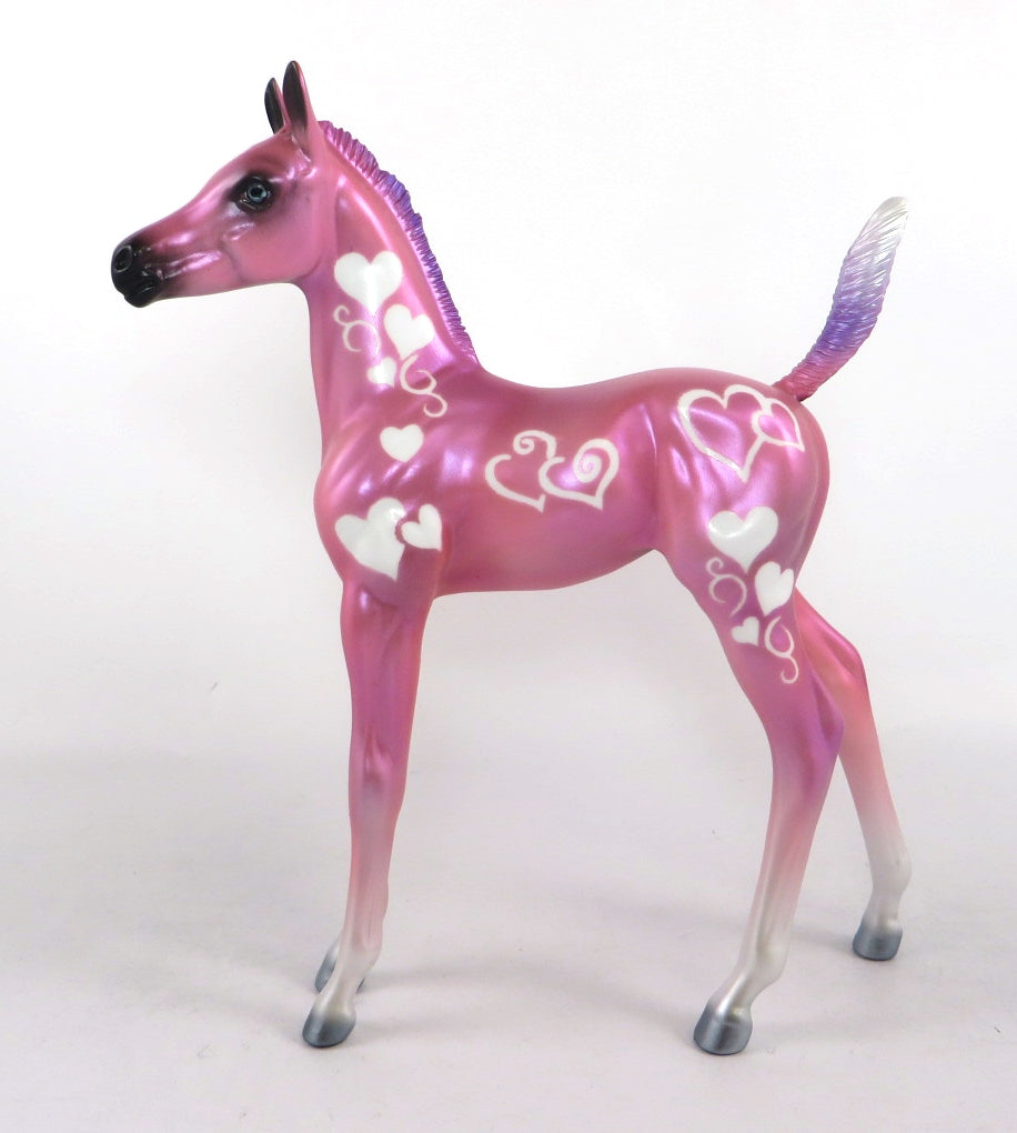 STEAL MY HEART-OOAK ARABIAN FOAL DECORATOR MODEL HORSE 2/13/20