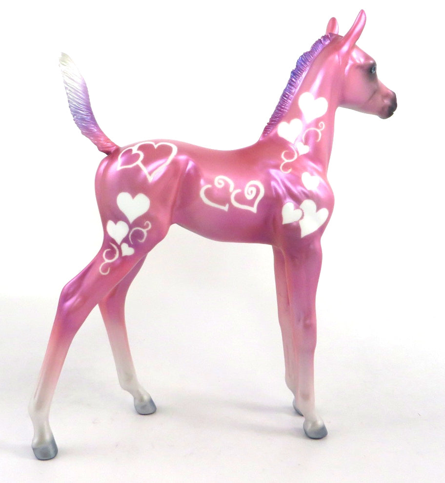 STEAL MY HEART-OOAK ARABIAN FOAL DECORATOR MODEL HORSE 2/13/20