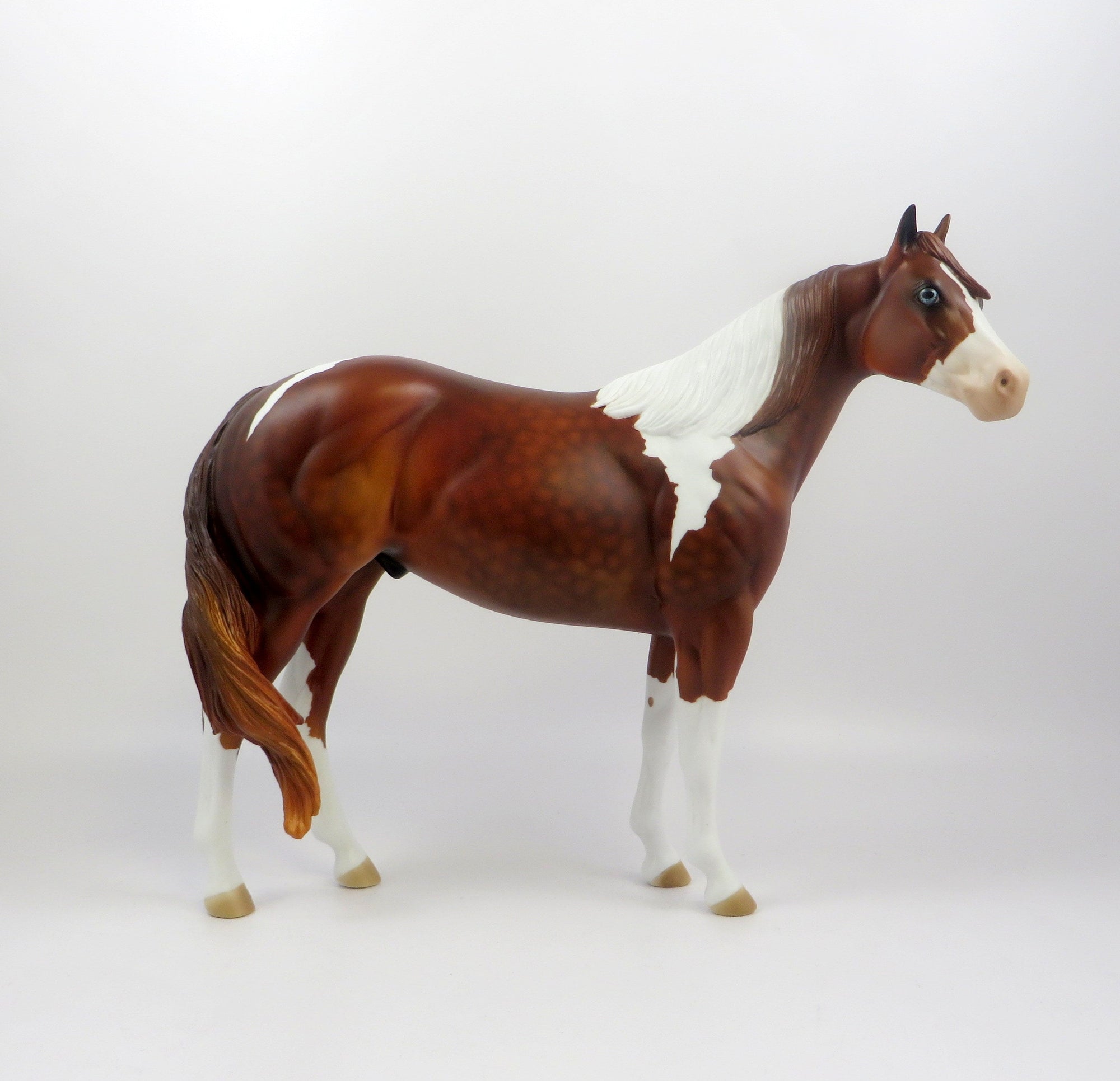 STEFAN-OOAK CHESTNUT TOBINAO ISH MODEL HORSE EQ 19