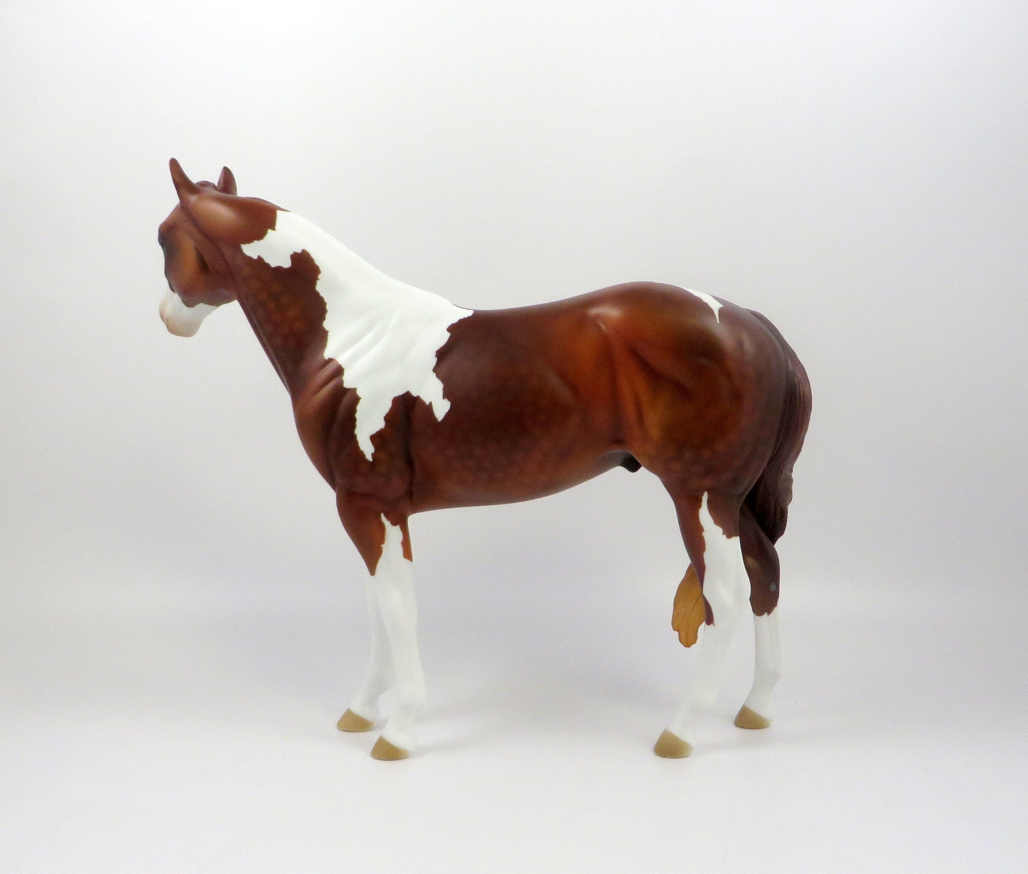 STEFAN-OOAK CHESTNUT TOBINAO ISH MODEL HORSE EQ 19