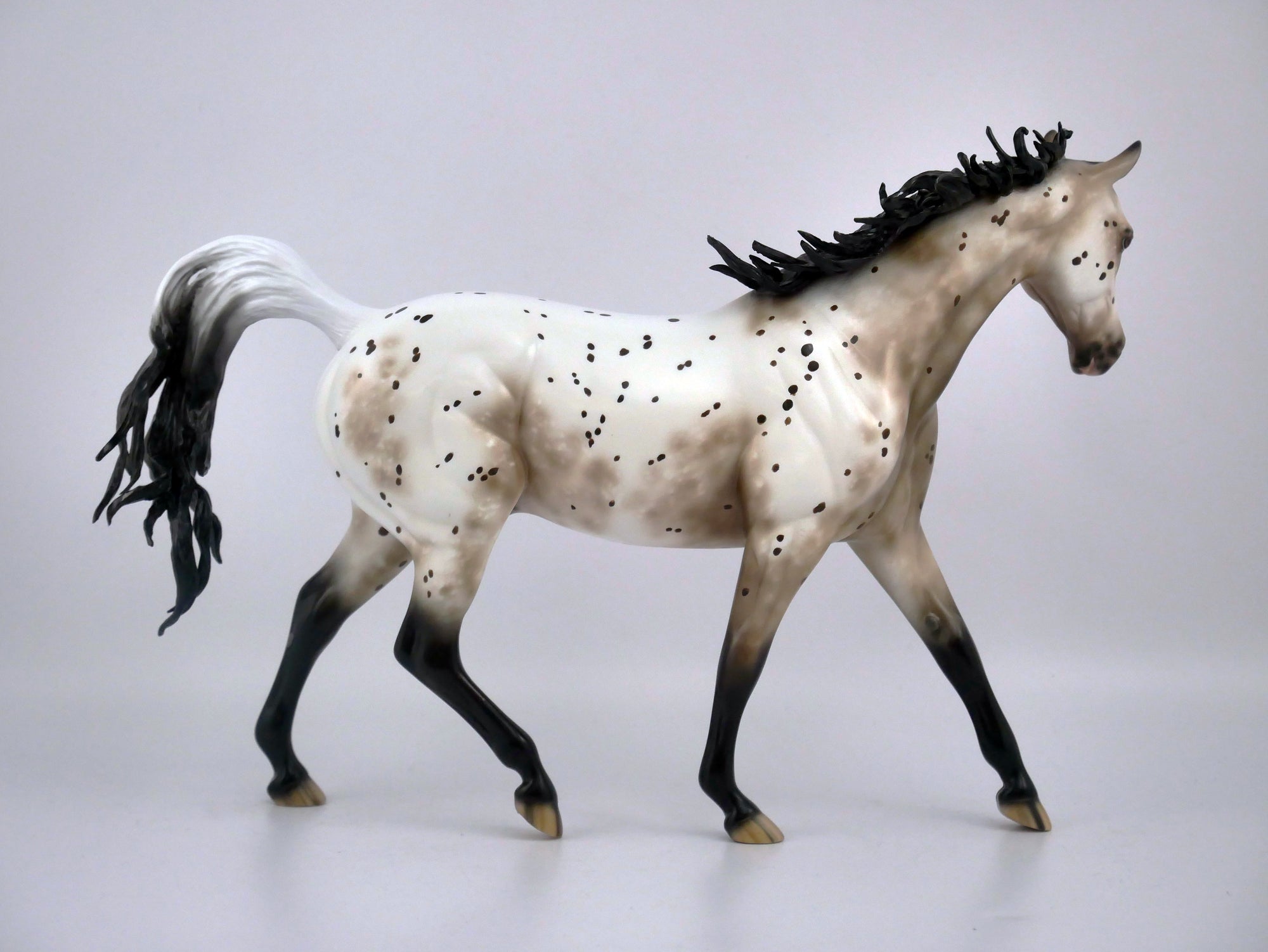 STIPPLE-OOAK APPALOOSA PONY BY SHERYL LEISURE