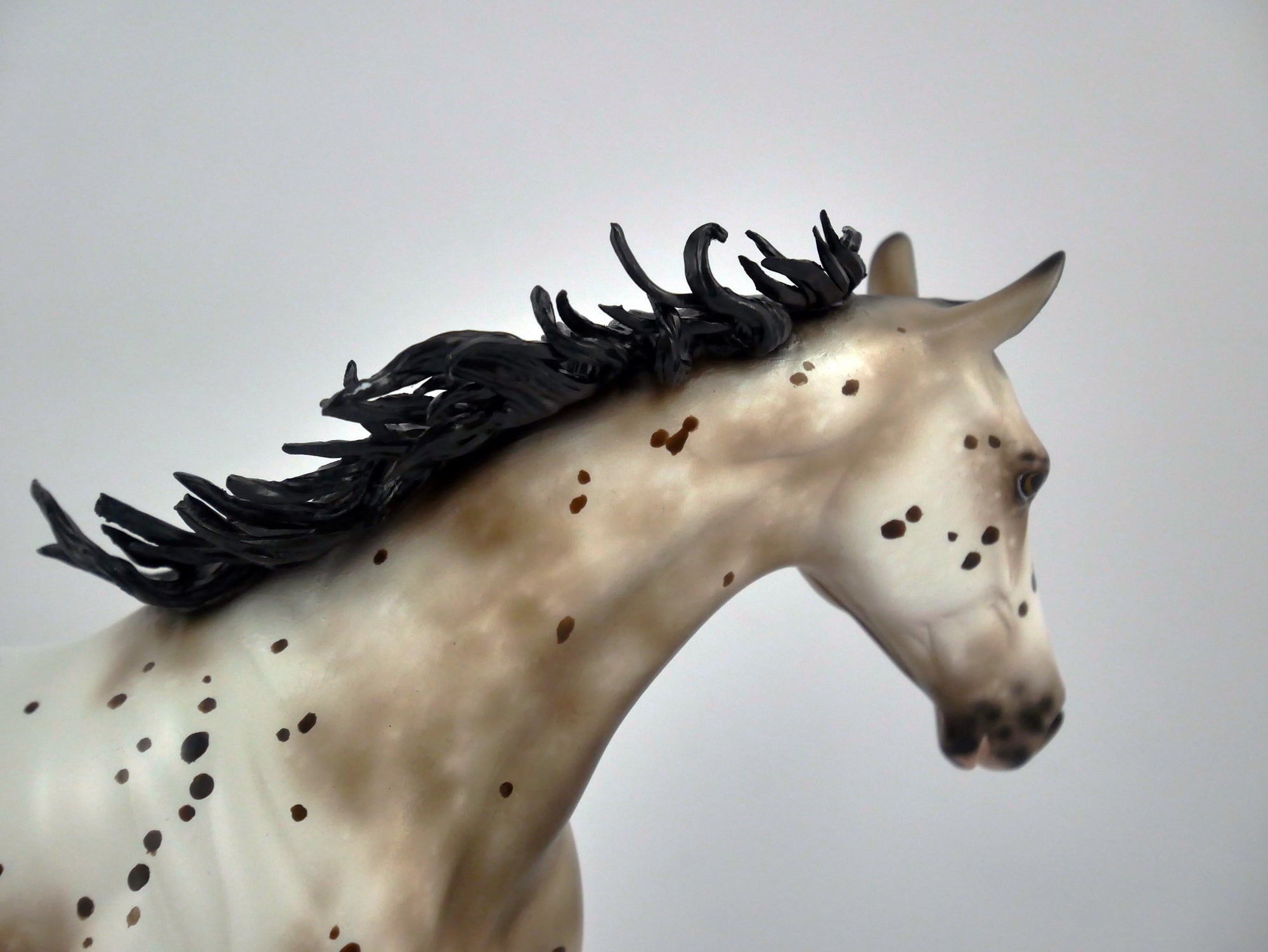 STIPPLE-OOAK APPALOOSA PONY BY SHERYL LEISURE