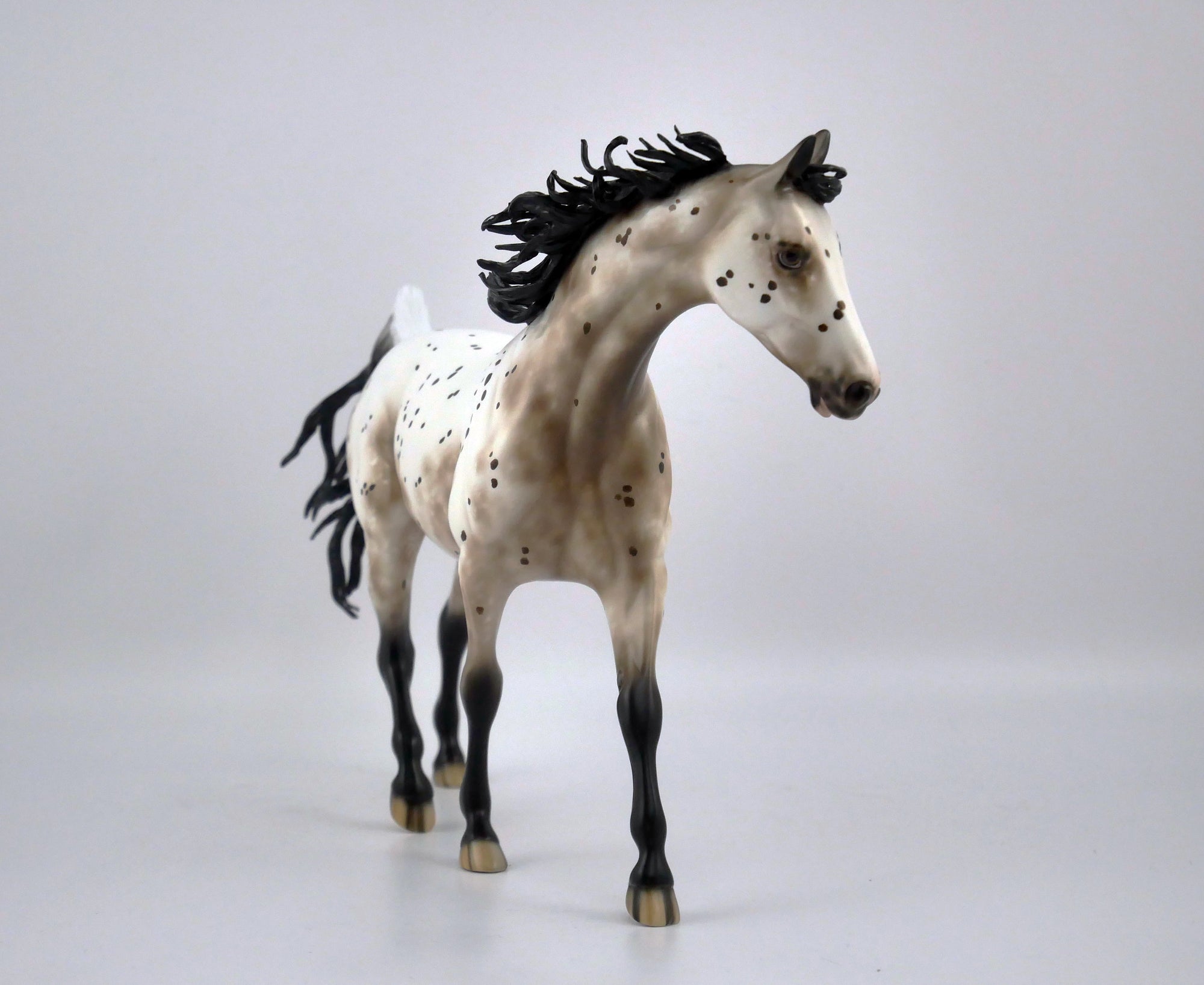 STIPPLE-OOAK APPALOOSA PONY BY SHERYL LEISURE
