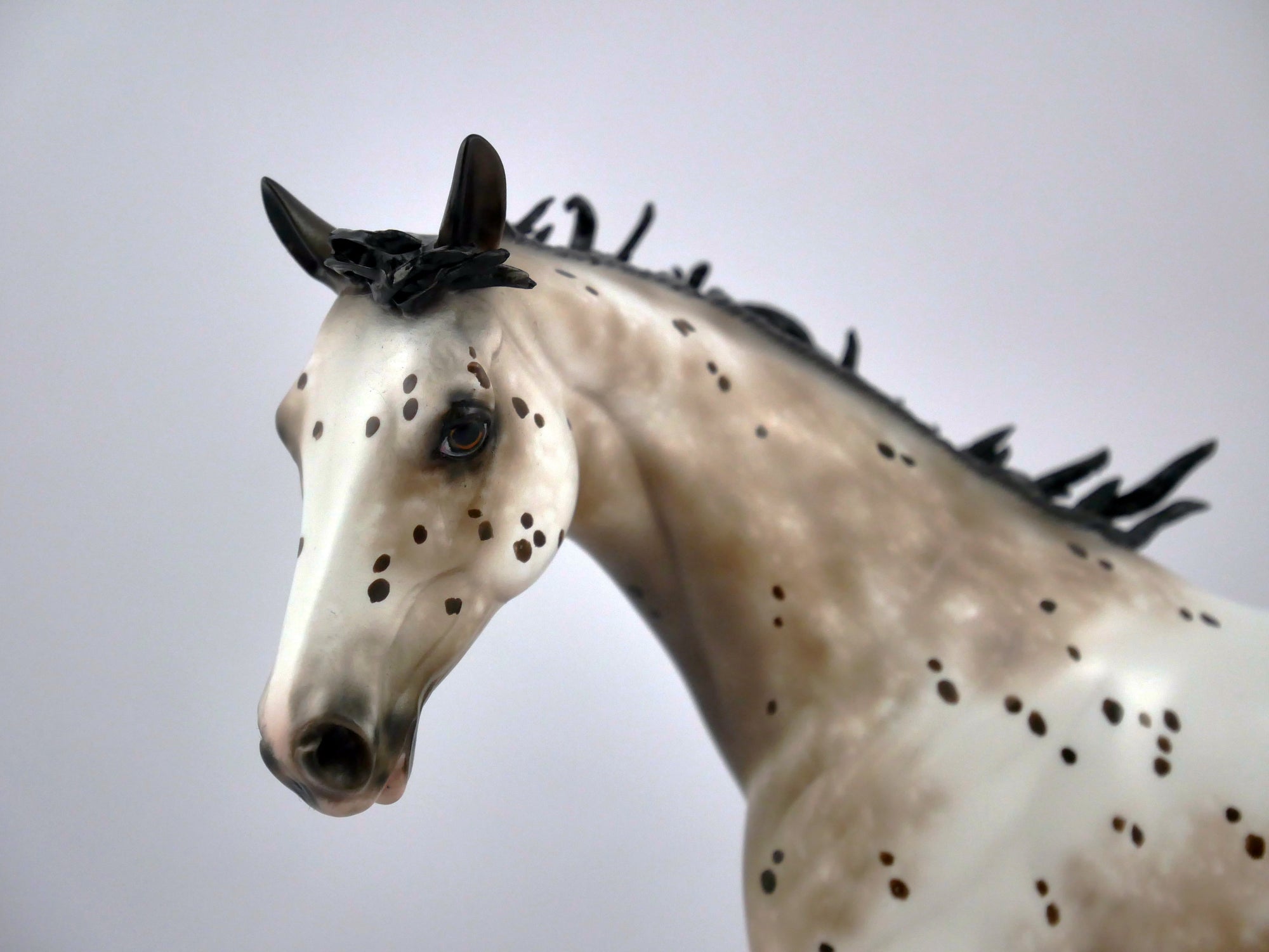 STIPPLE-OOAK APPALOOSA PONY BY SHERYL LEISURE
