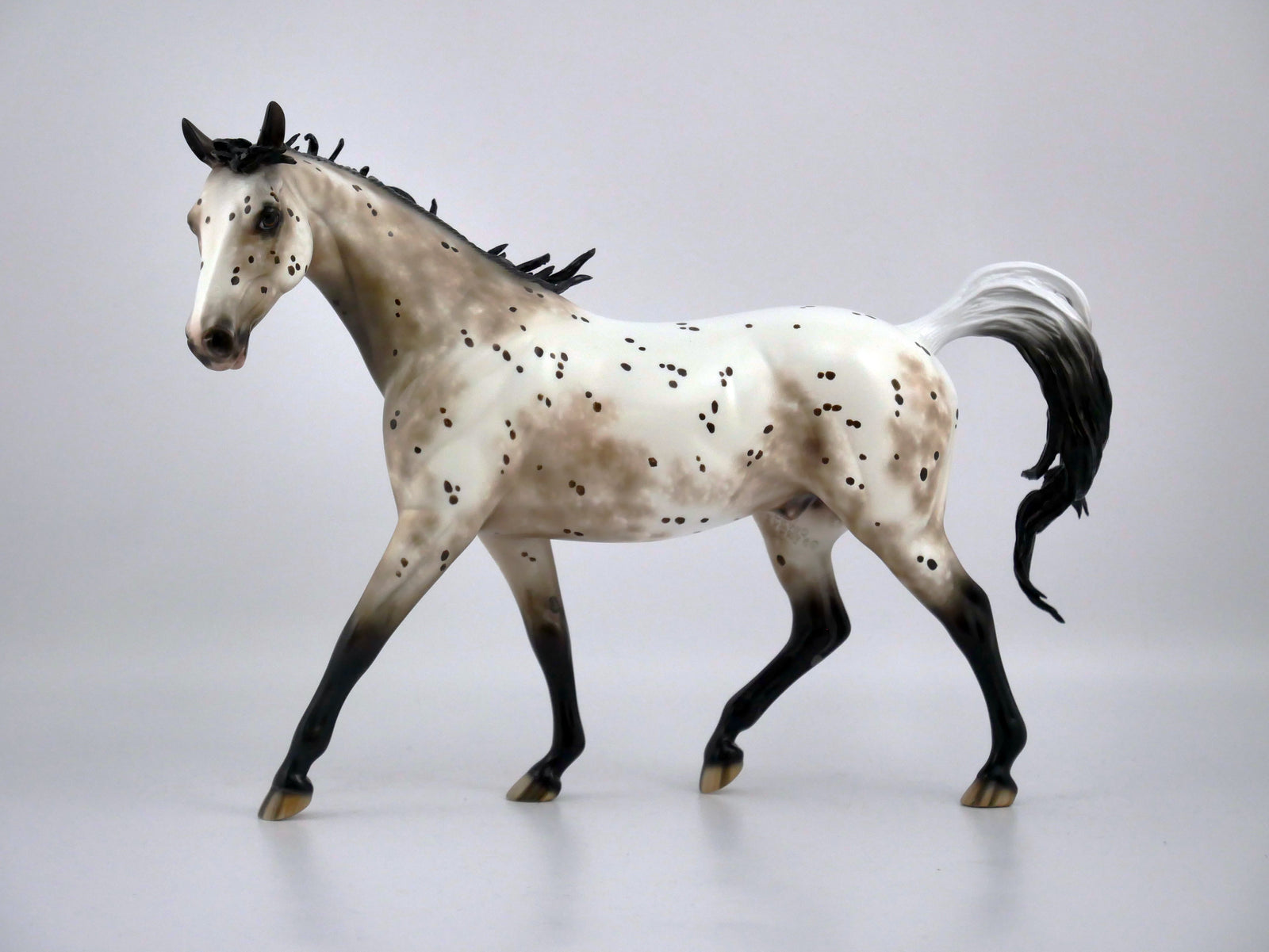 STIPPLE-OOAK APPALOOSA PONY BY SHERYL LEISURE