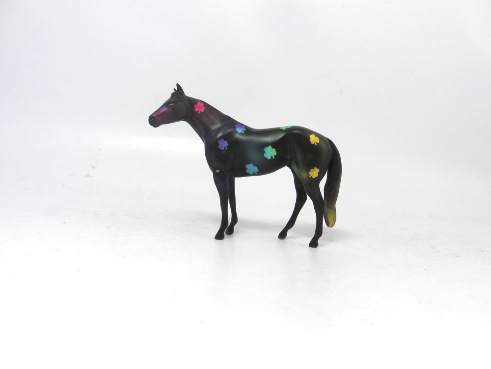 SHENANIGANS  -- OOAK STOCK CHIP ST. PATRICKS DAY DECORATOR BY MISSY FOX 2-25-19